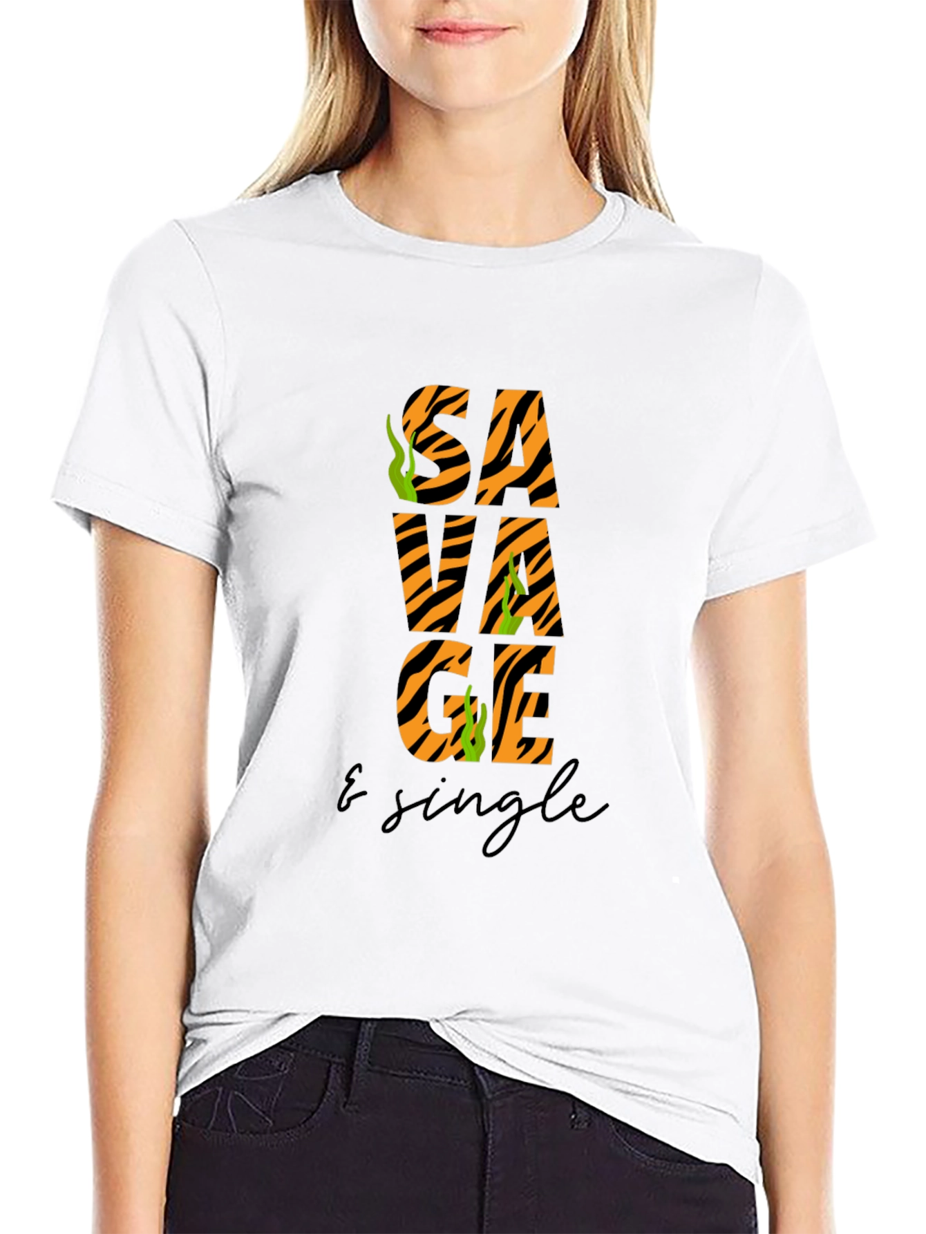 Savage & Single Graphic Tee - Black T-Shirt