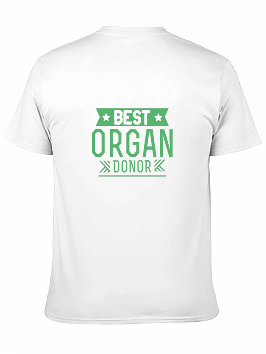 Best Organ Donor T-Shirt - Black Graphic Tee