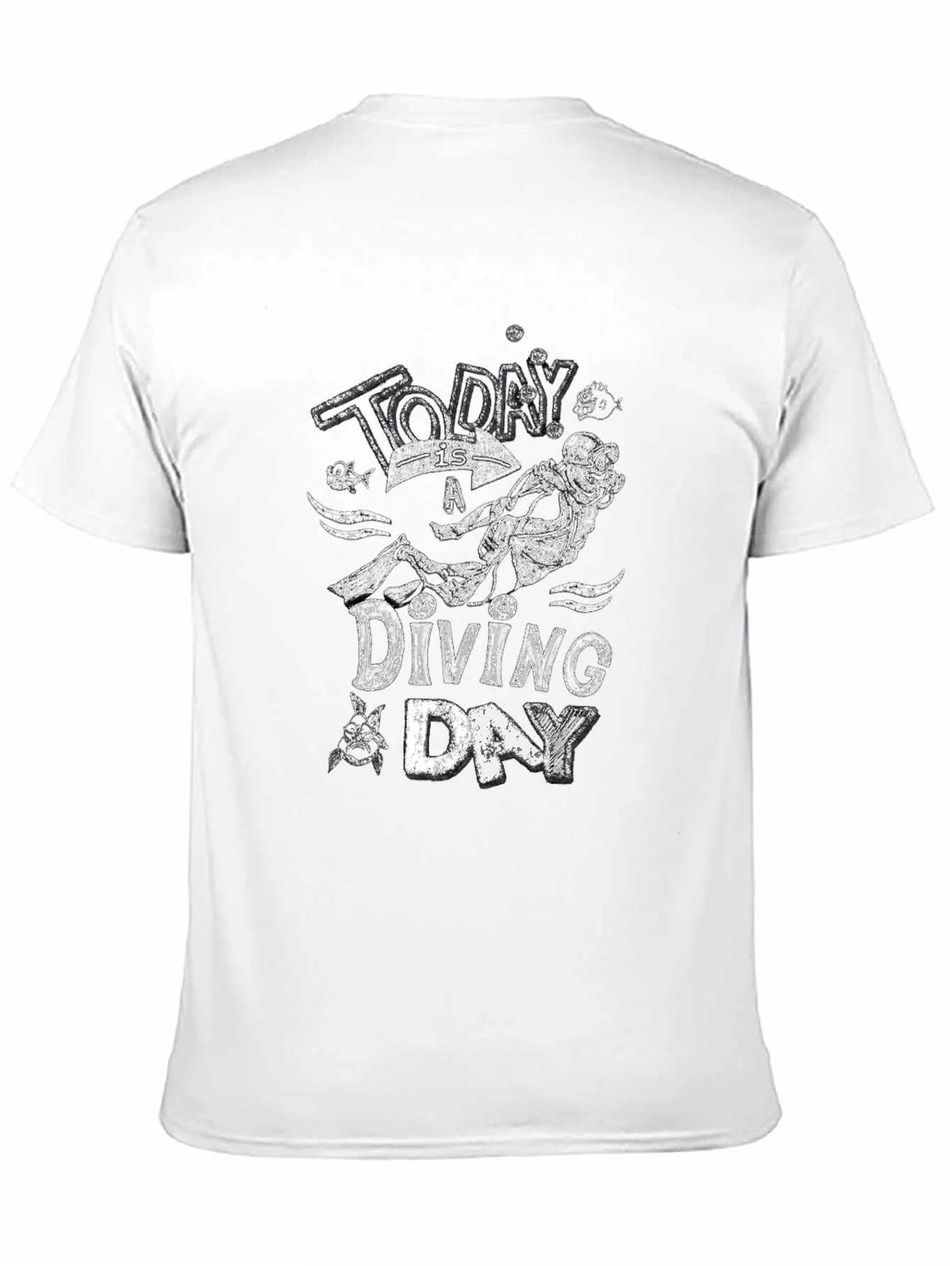 Diving Day Graphic T-Shirt - Dive Adventure Tee