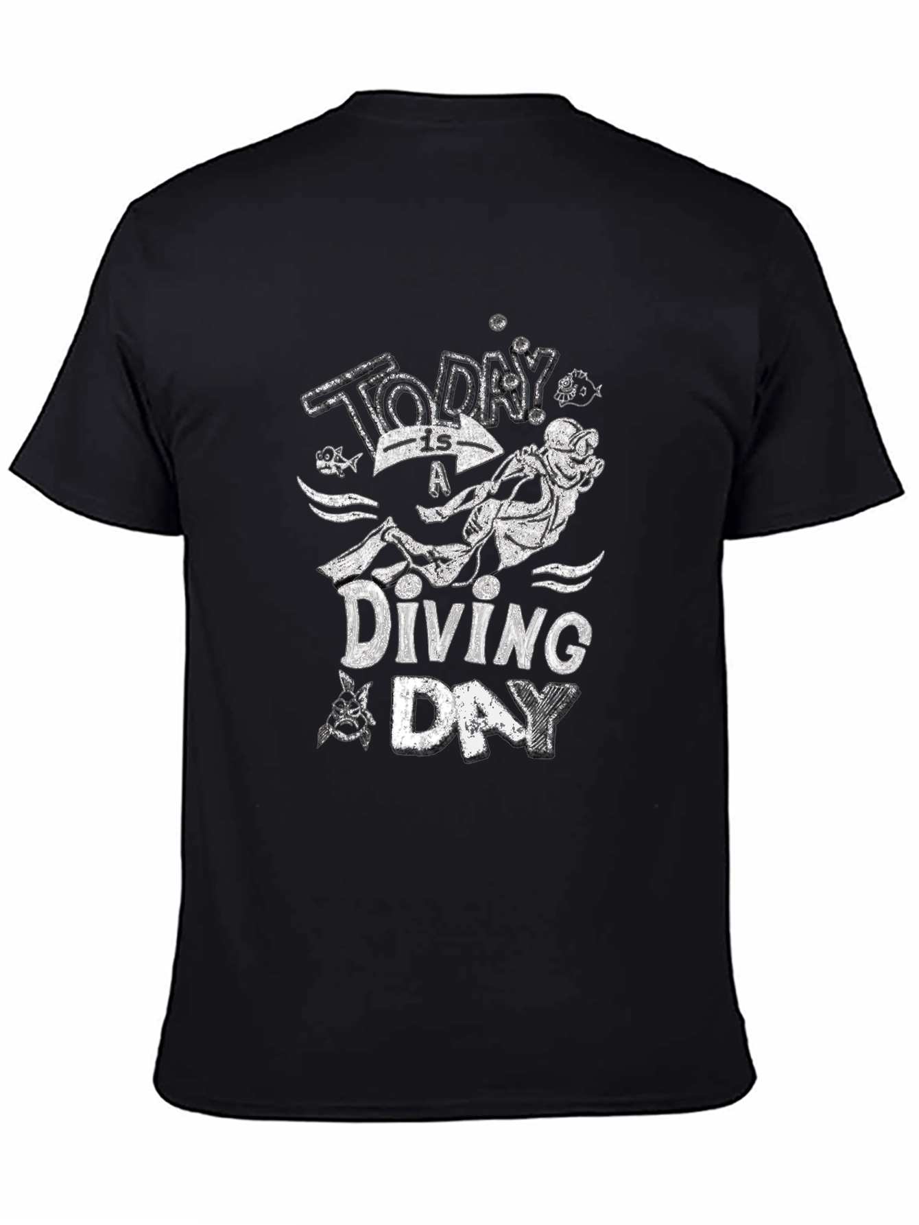 Diving Day Graphic T-Shirt - Dive Adventure Tee