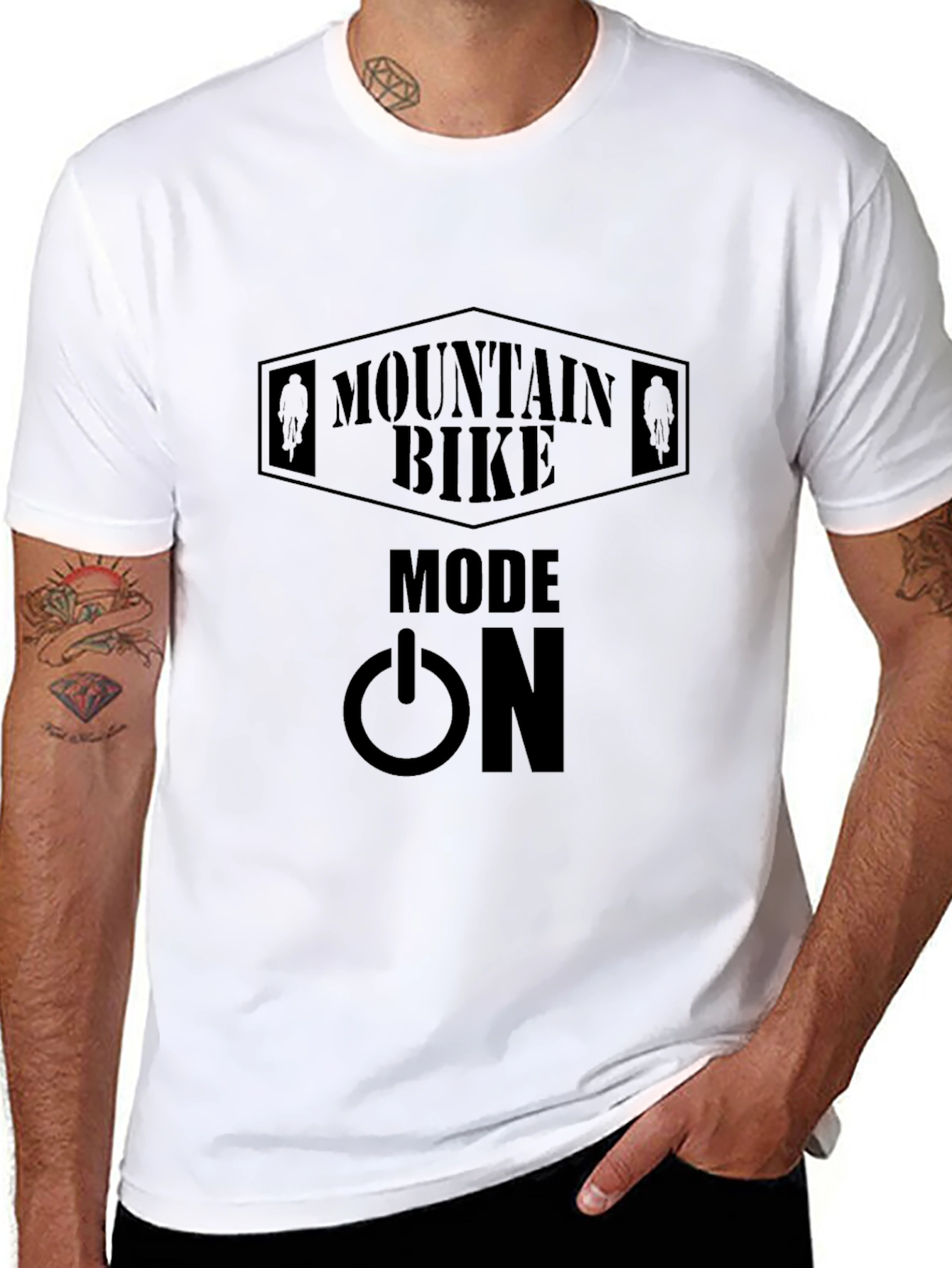 Mountain Bike Mode On Graphic T-Shirt
