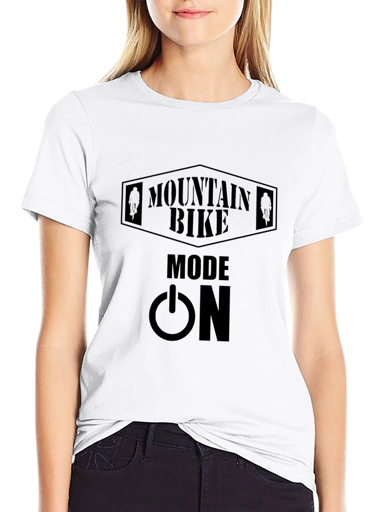 Mountain Bike Mode On Graphic T-Shirt