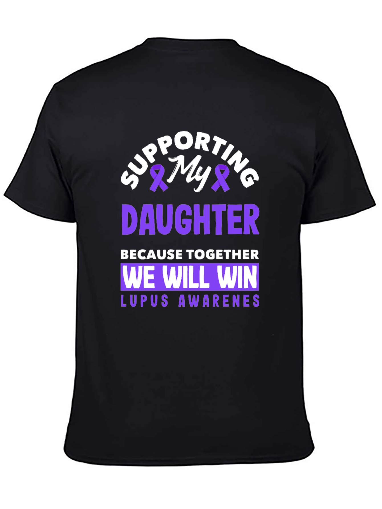Supporting My Daughter Lupus Awareness T-Shirt