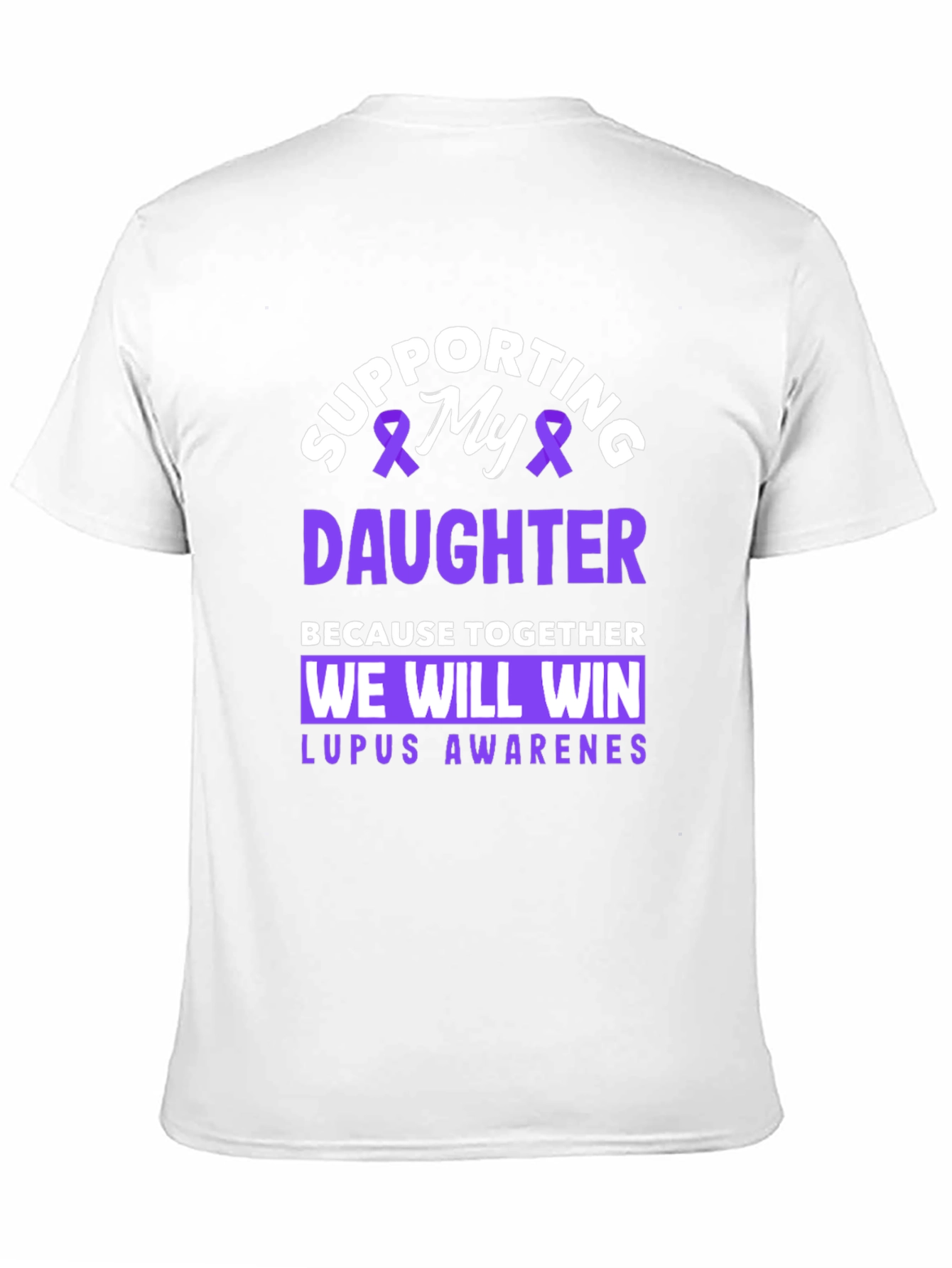 Supporting My Daughter Lupus Awareness T-Shirt
