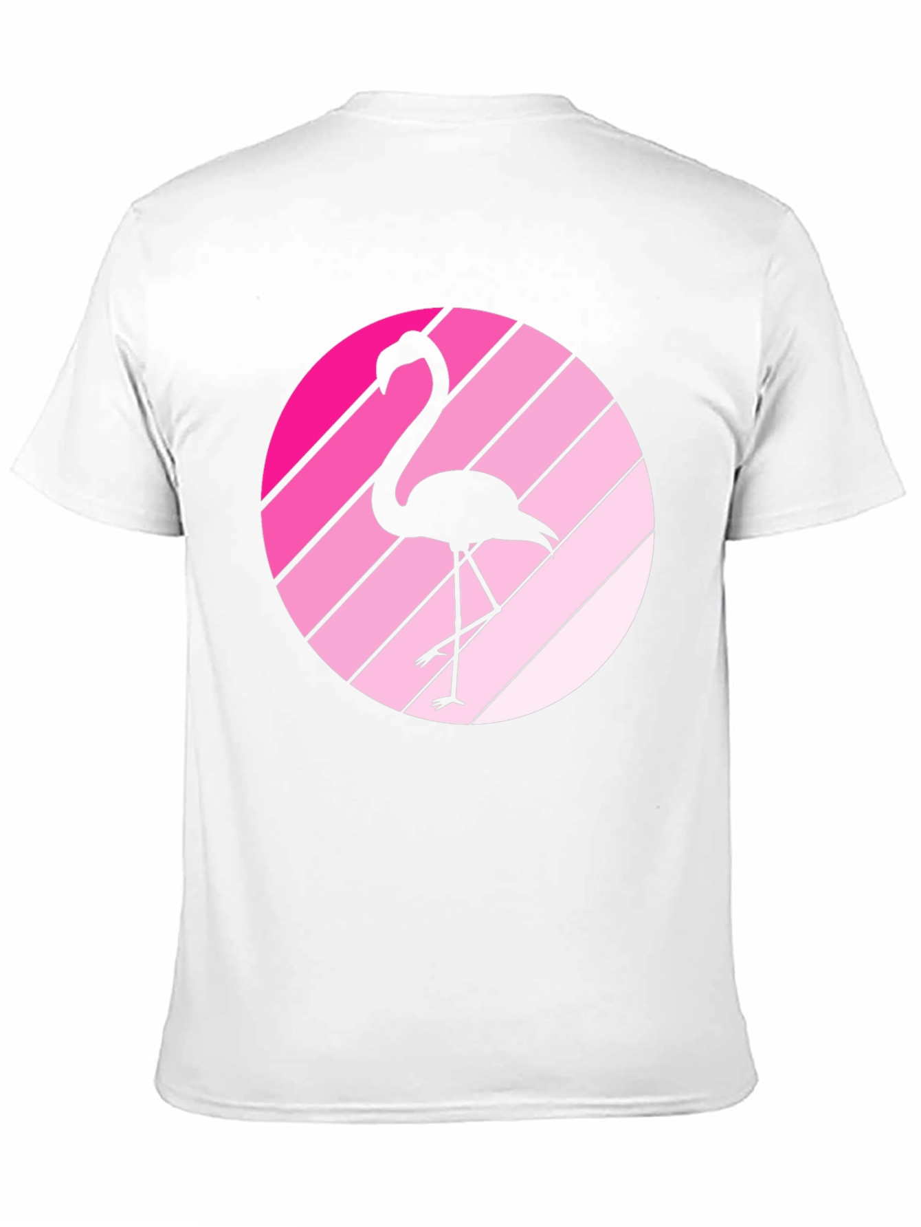 Flamingo Sunset Black Graphic Tee