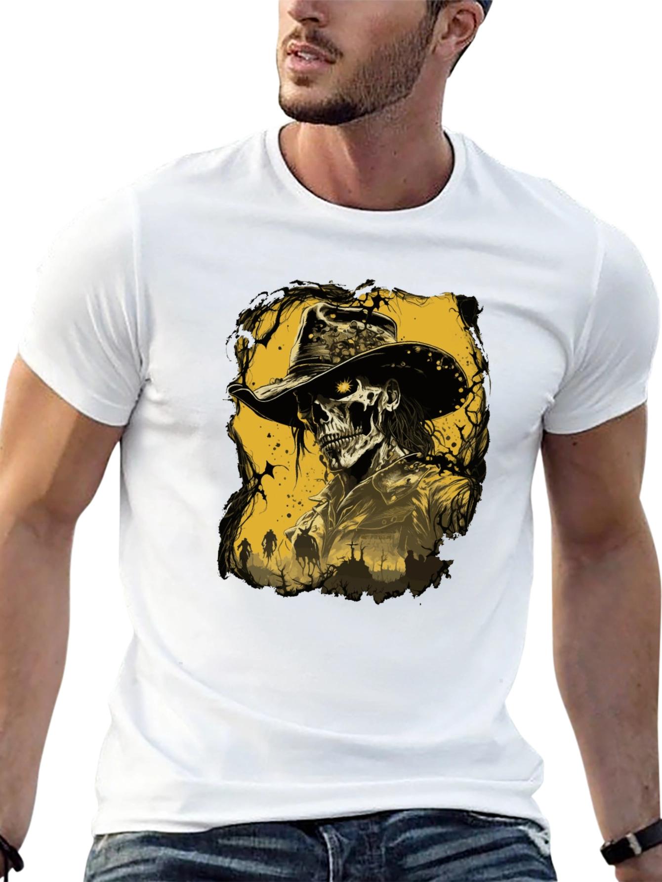 Skeleton Cowboy Graphic Tee