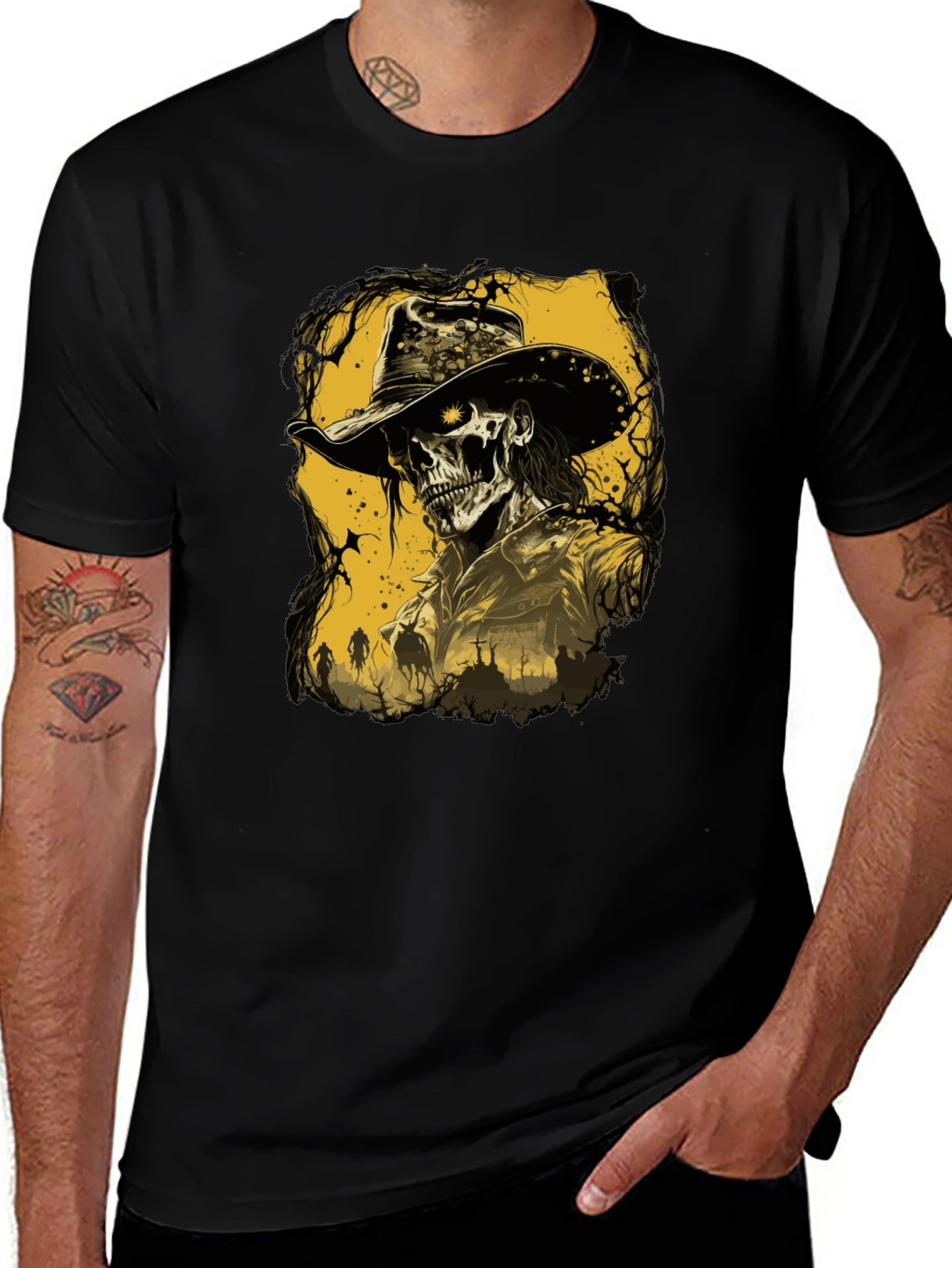 Skeleton Cowboy Graphic Tee