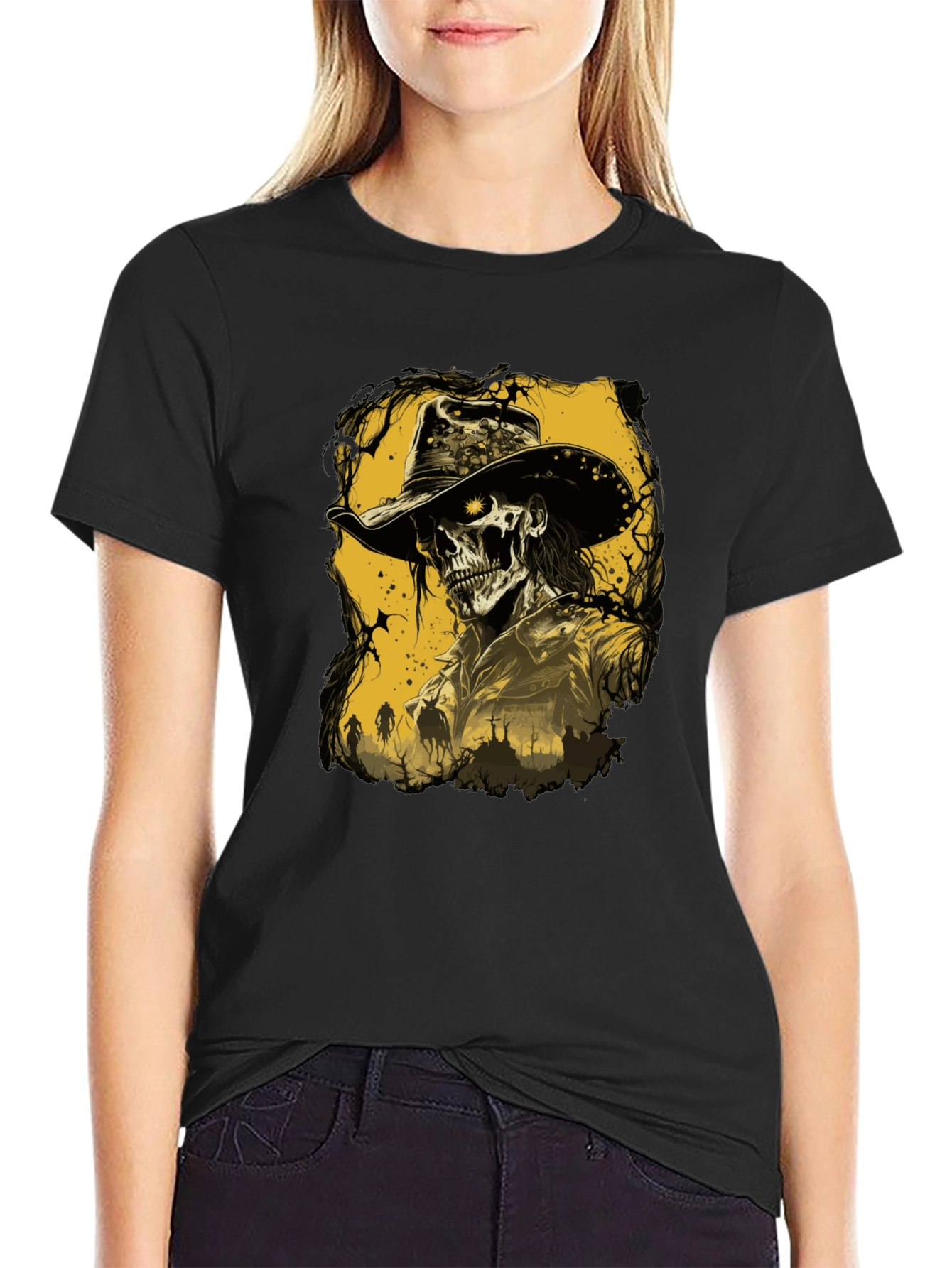 Skeleton Cowboy Graphic Tee