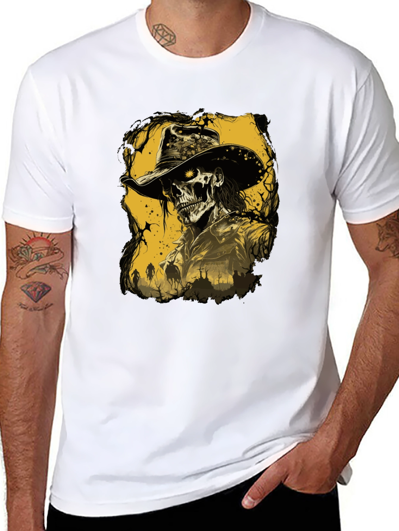 Skeleton Cowboy Graphic Tee