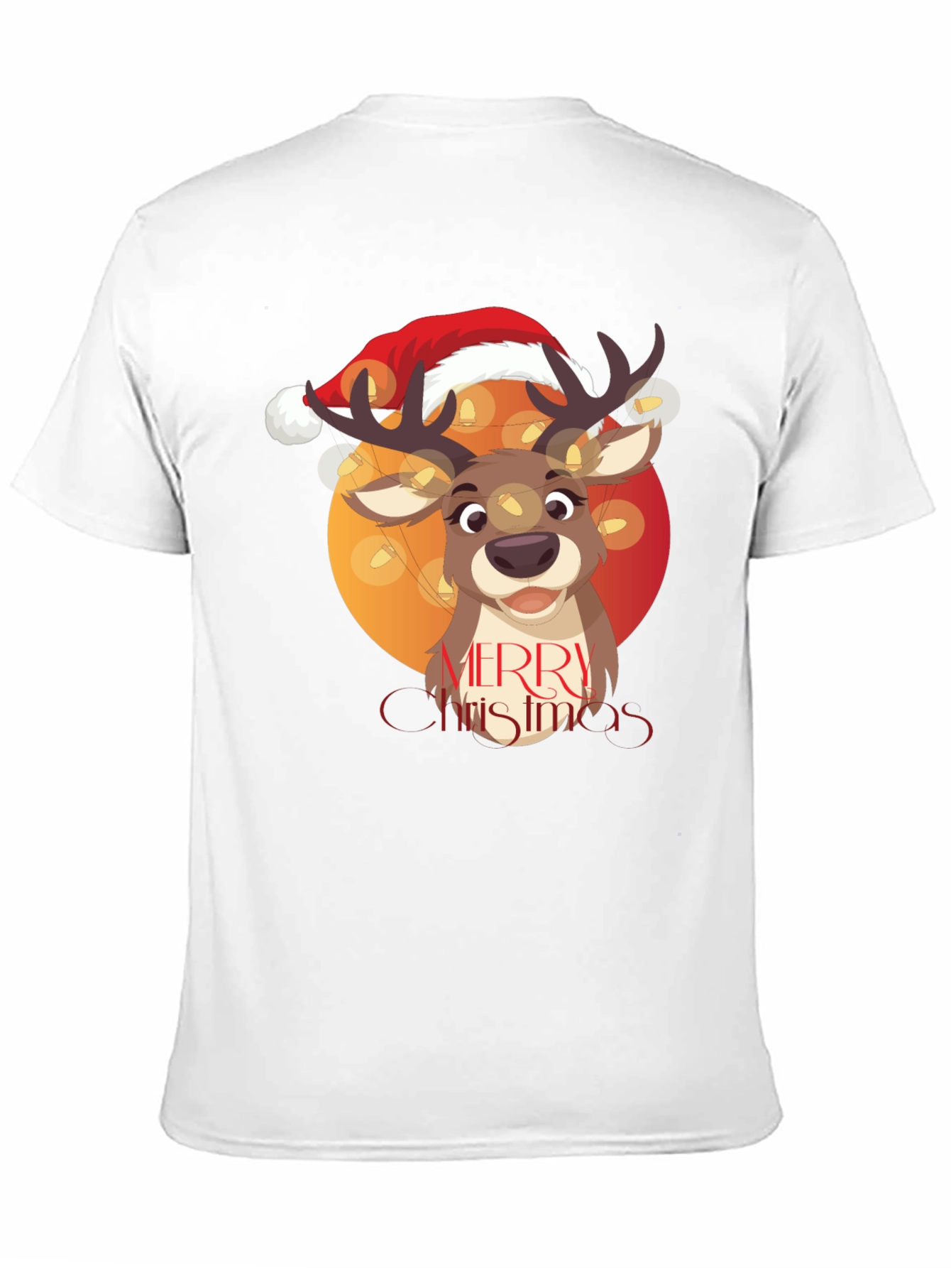 Merry Christmas Reindeer Graphic Tee