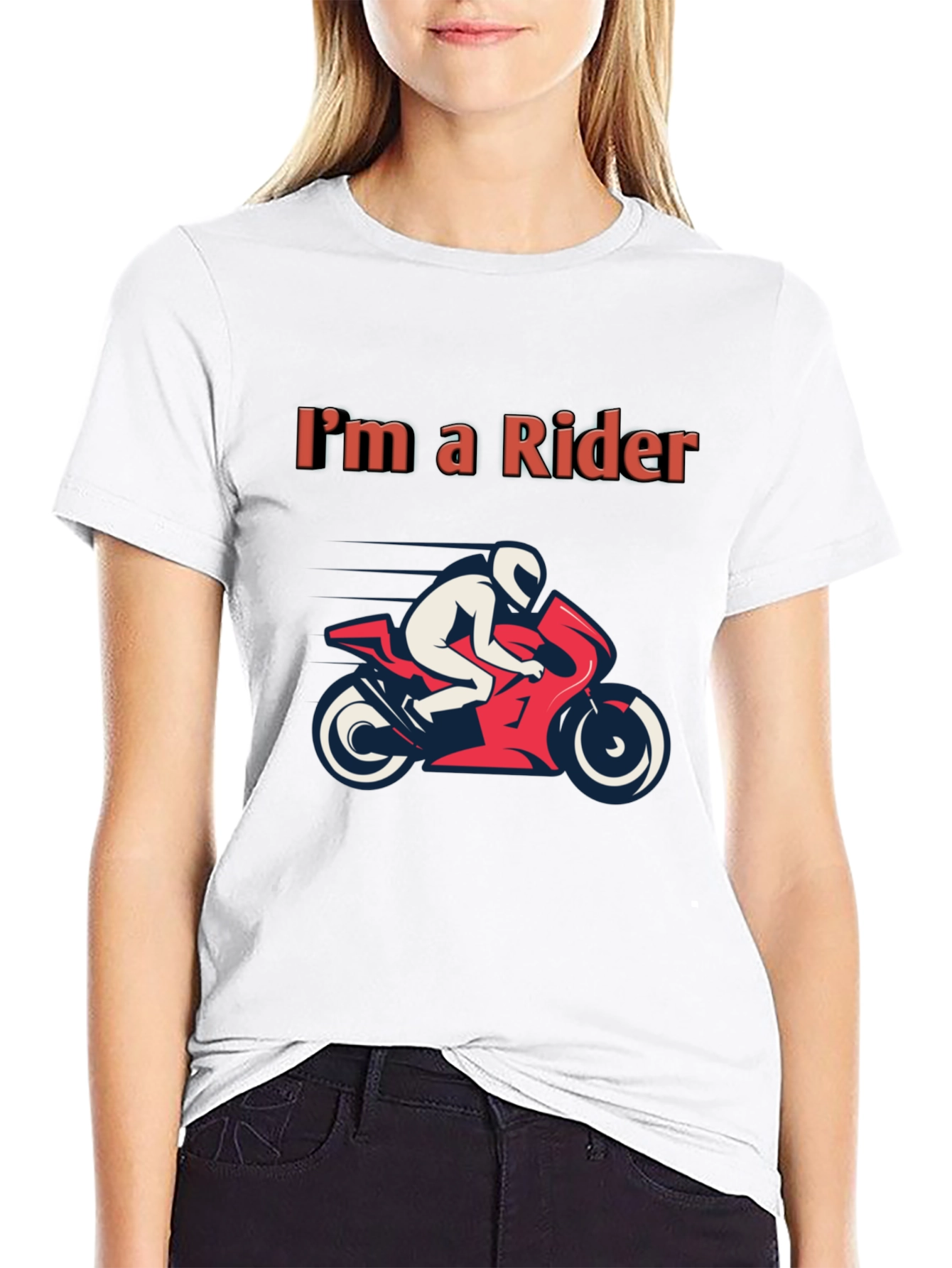 Im a Rider T-Shirt - Motorcycle Graphic Tee