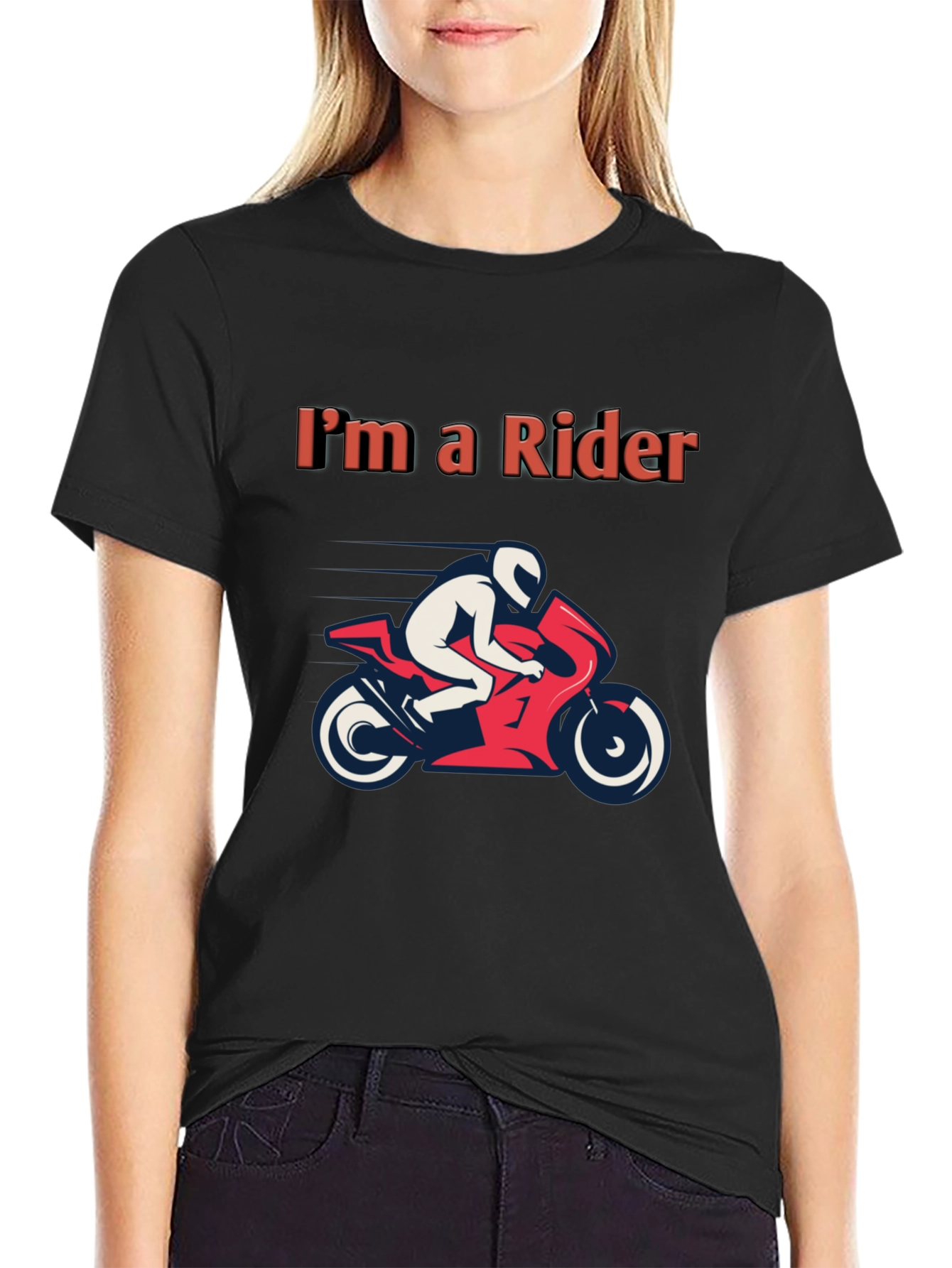 Im a Rider T-Shirt - Motorcycle Graphic Tee