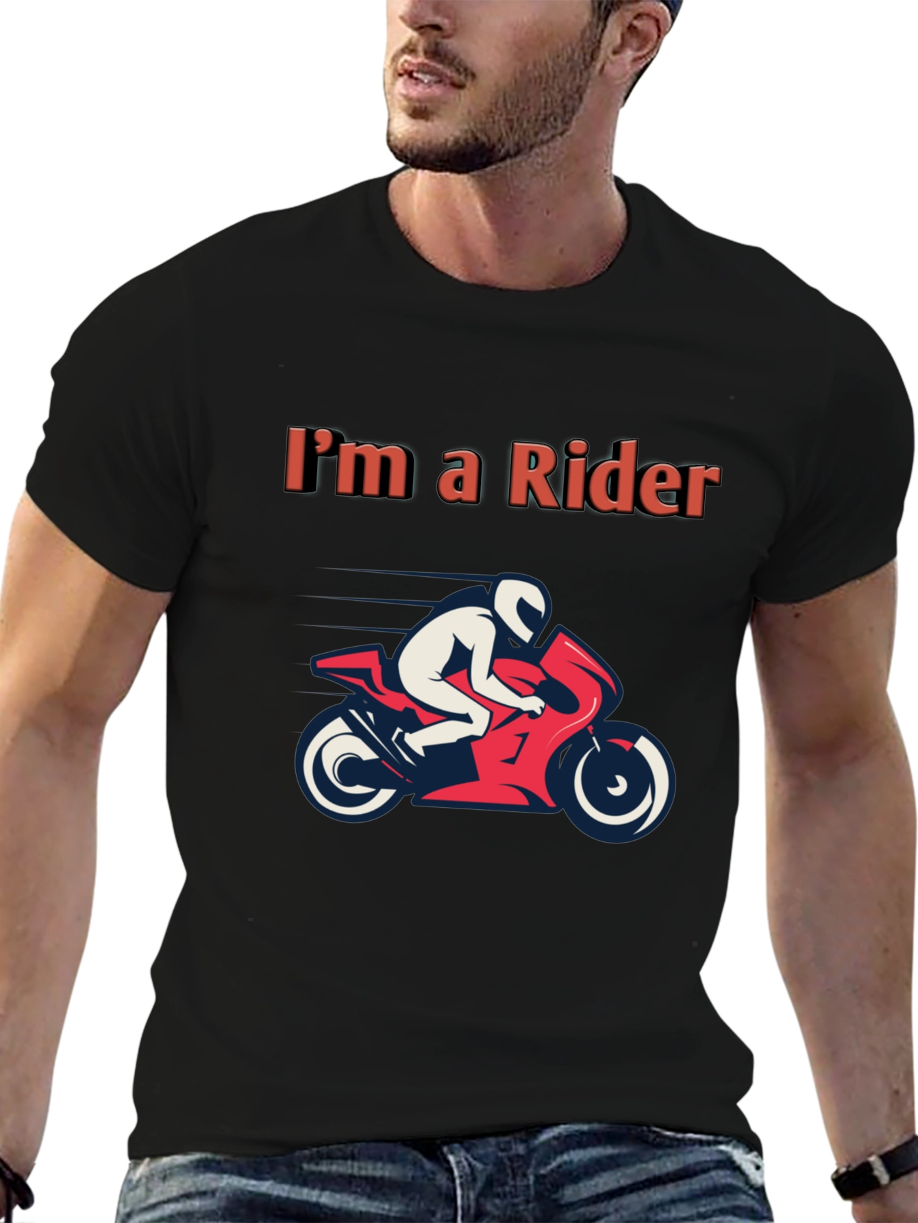 Im a Rider T-Shirt - Motorcycle Graphic Tee