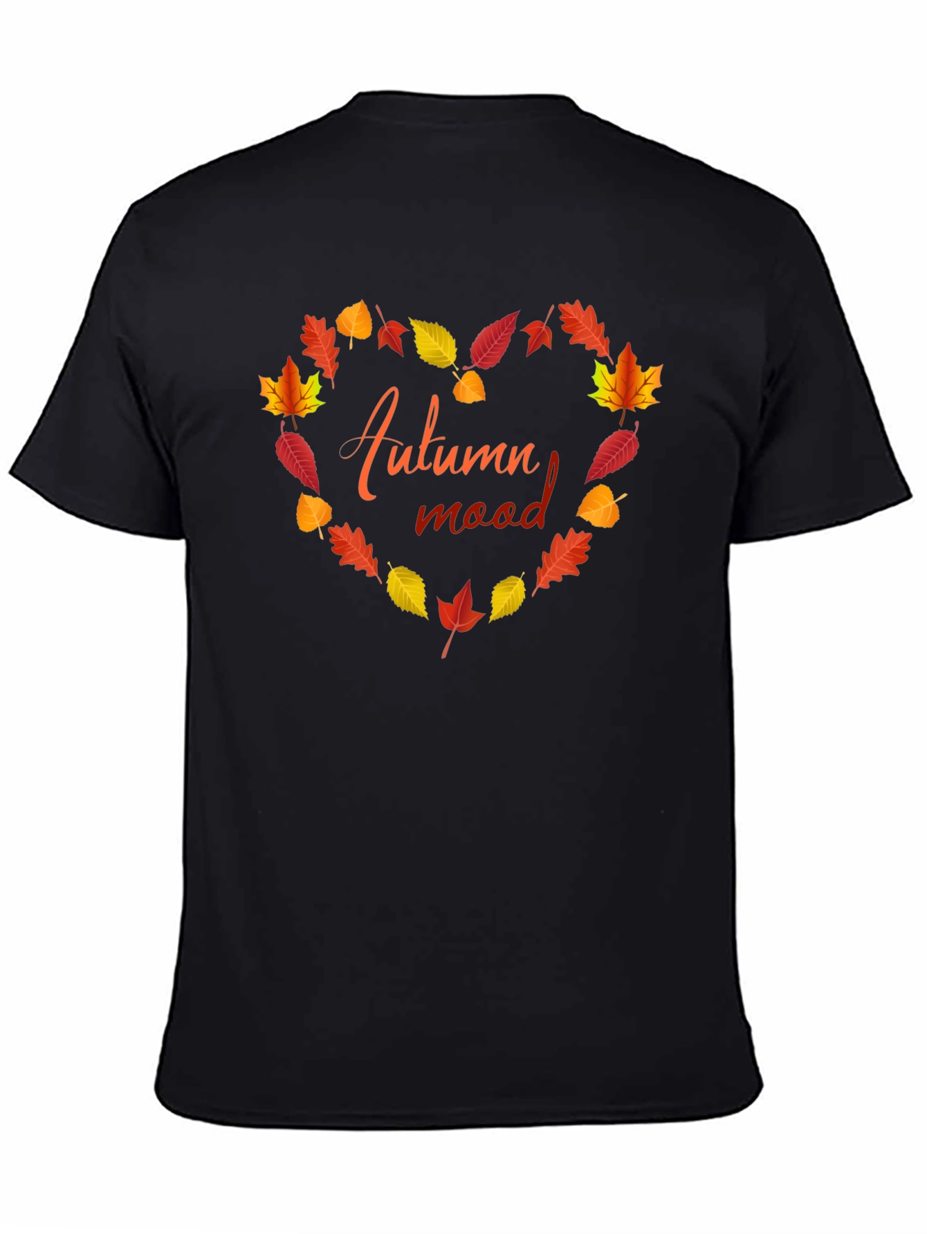 Autumn Mood Heart Leaves T-Shirt