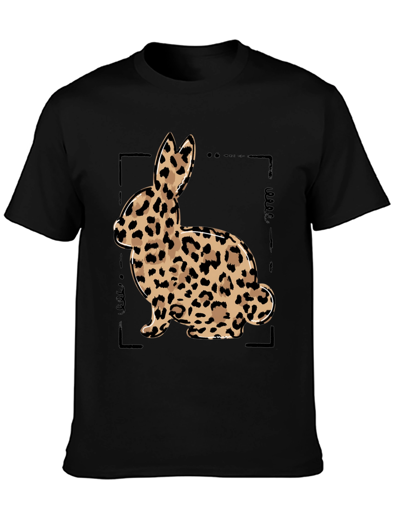 Leopard Print Easter Bunny T-Shirt
