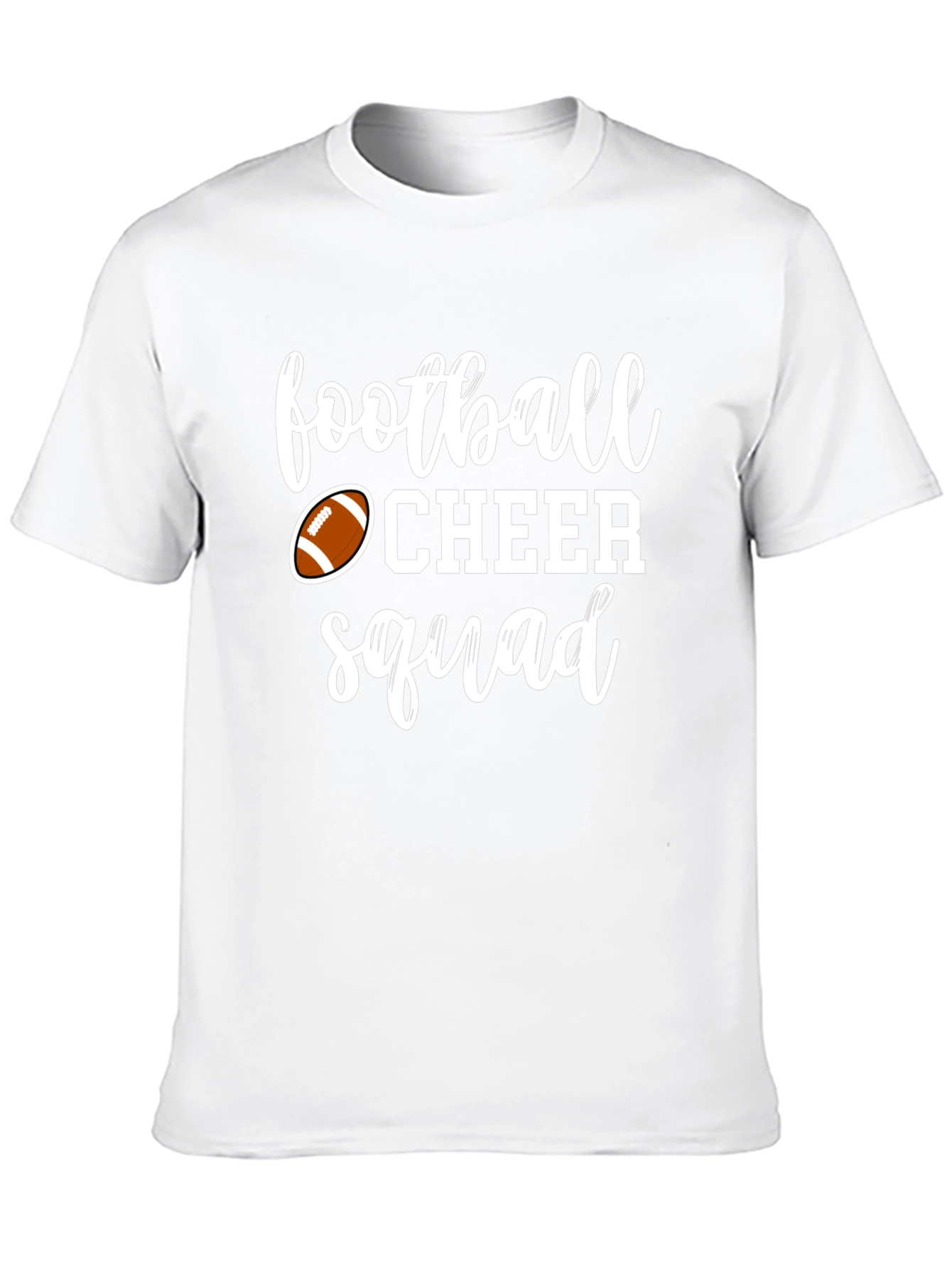 Football Cheer Squad Black T-Shirt