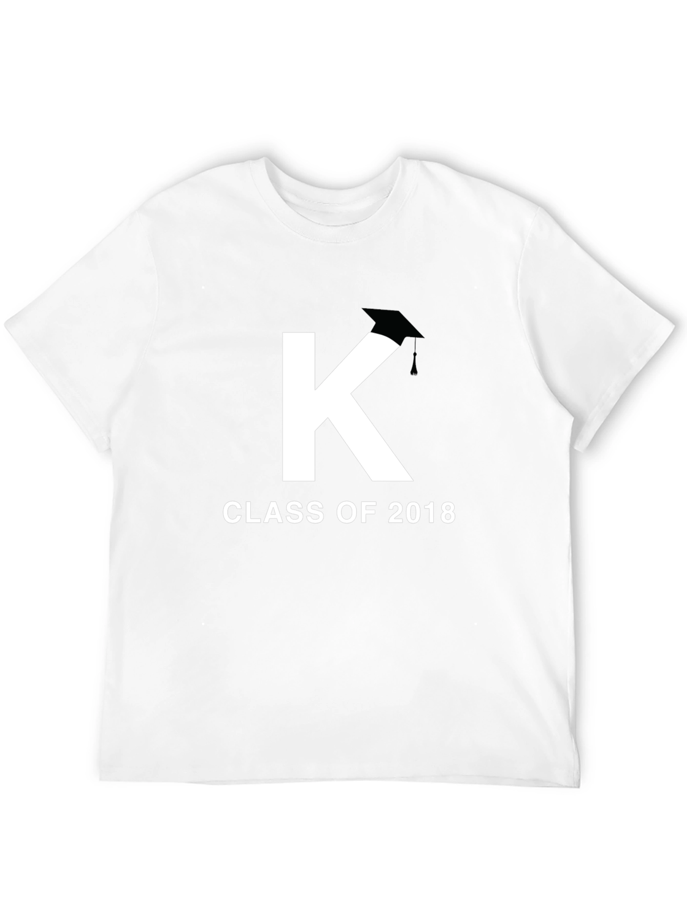 Class of 2018 Graduation T-Shirt - Initial K