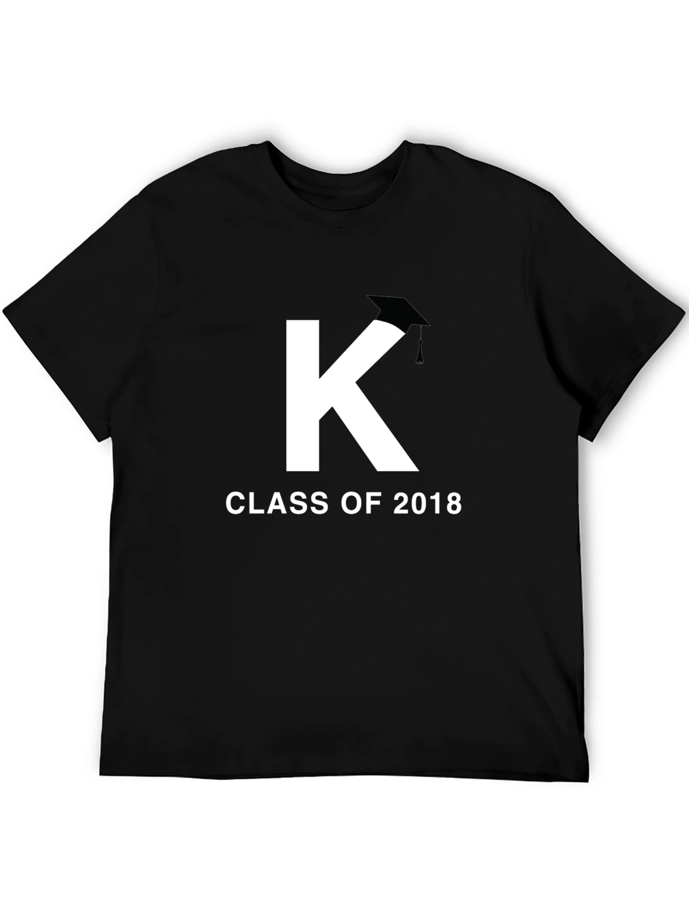 Class of 2018 Graduation T-Shirt - Initial K