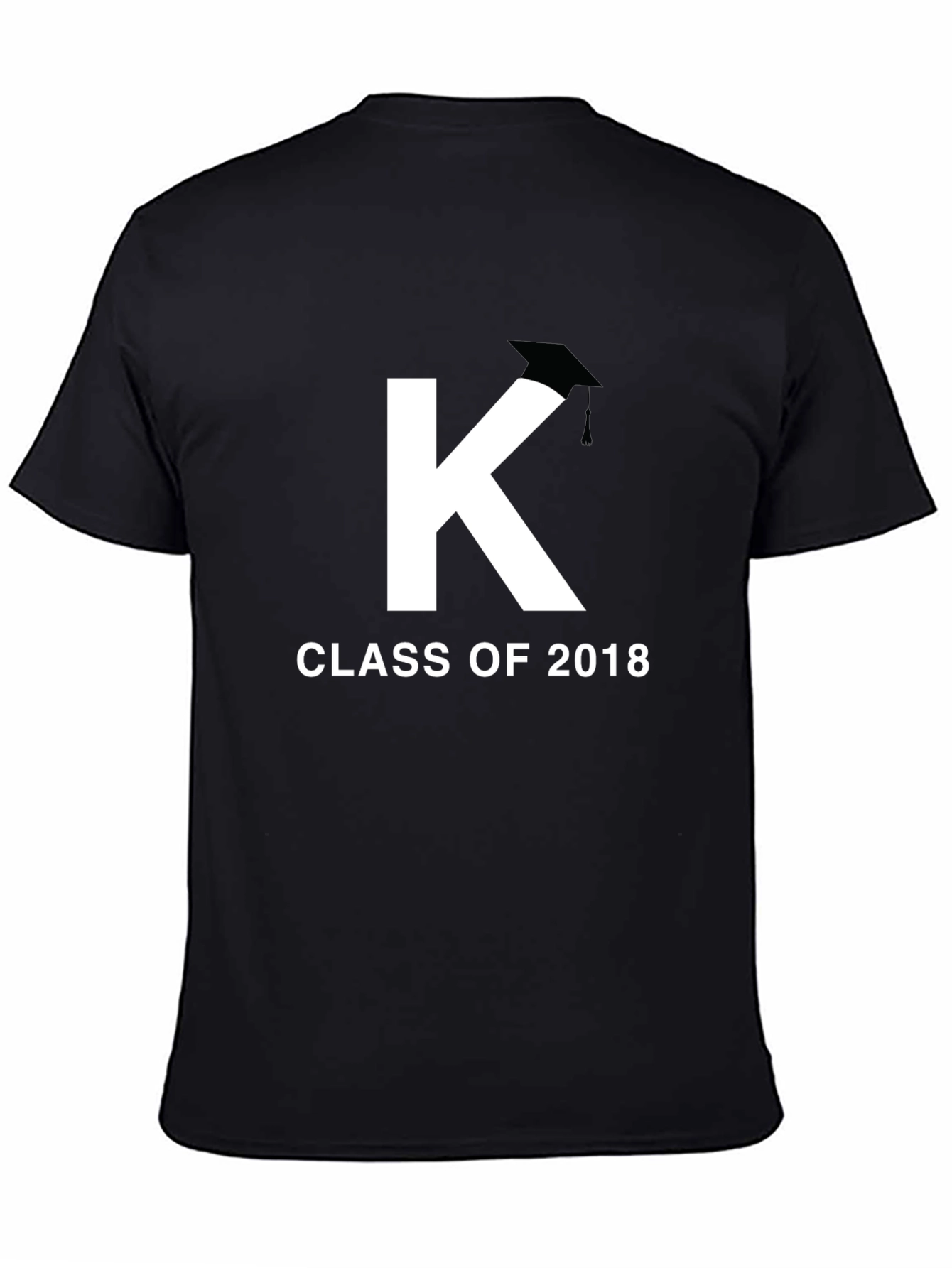 Class of 2018 Graduation T-Shirt - Initial K
