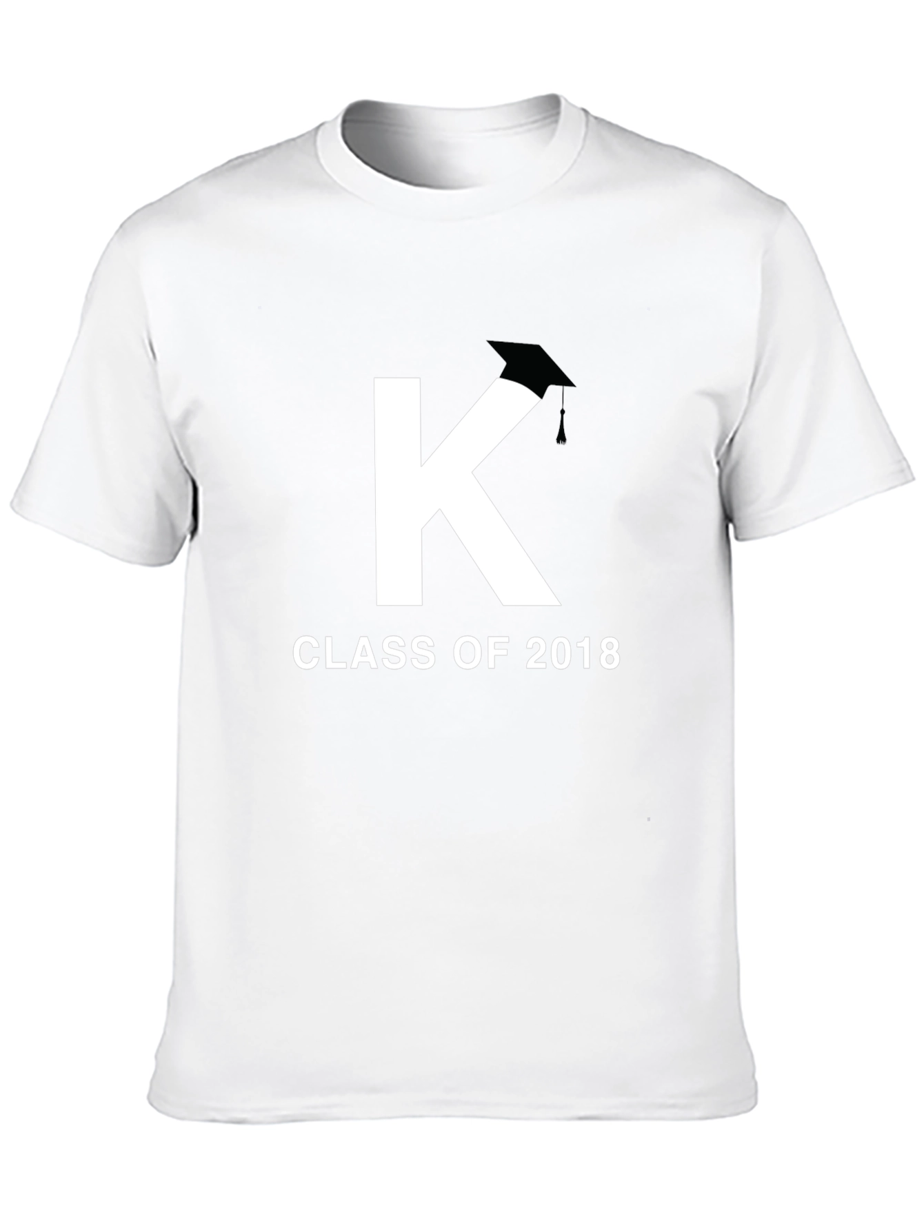 Class of 2018 Graduation T-Shirt - Initial K