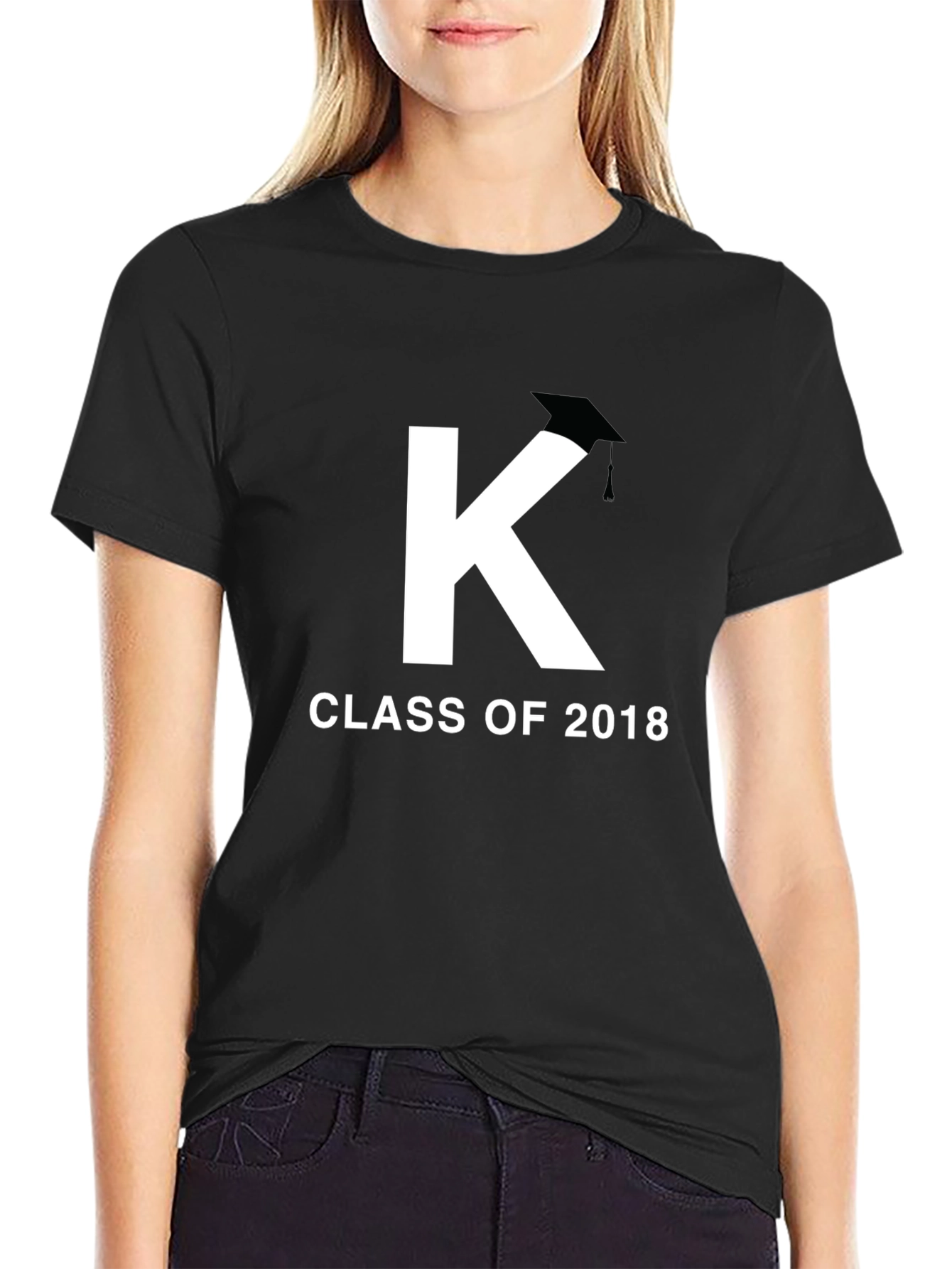 Class of 2018 Graduation T-Shirt - Initial K