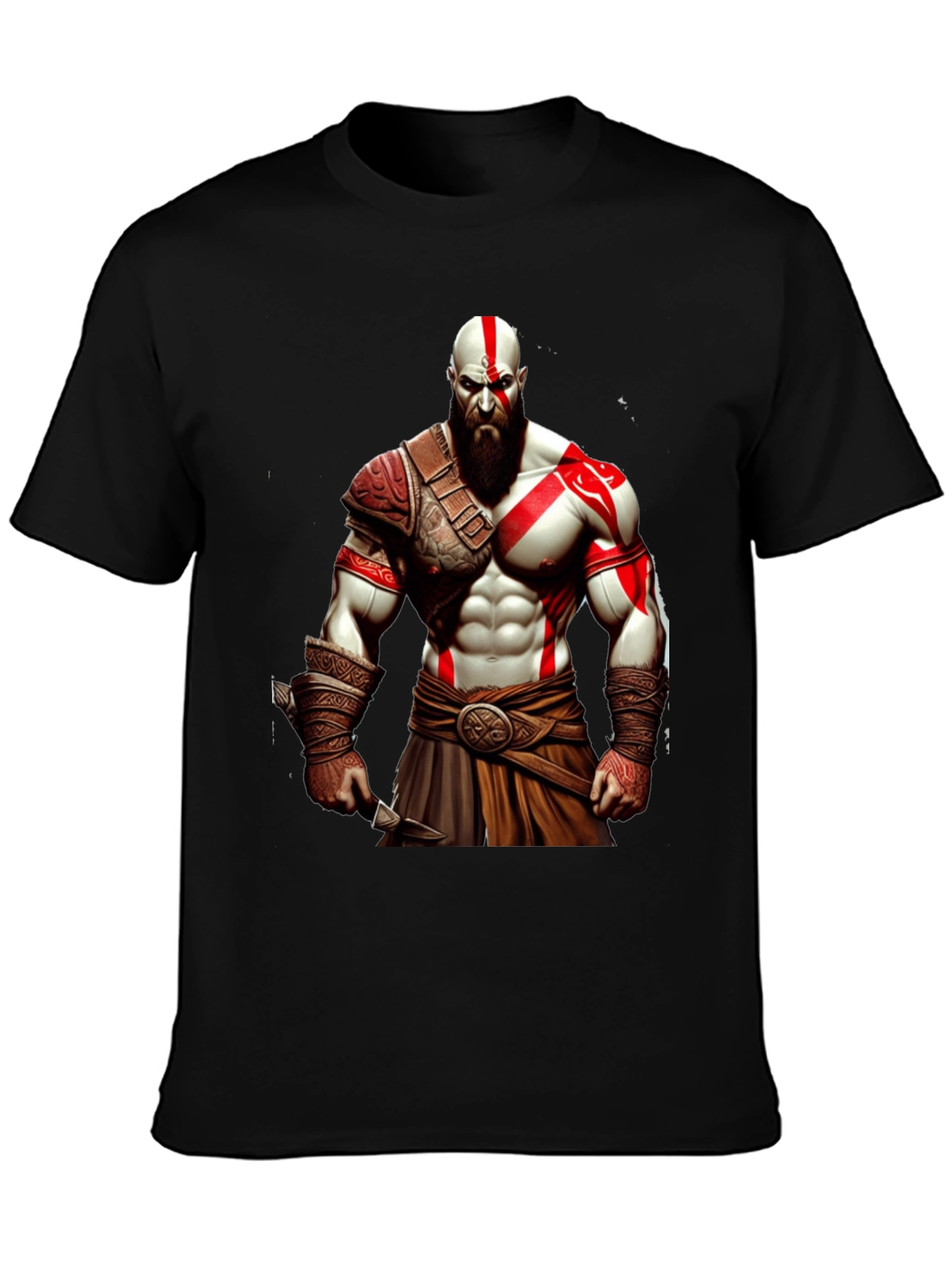 Kratos God of War Graphic T-Shirt - Black