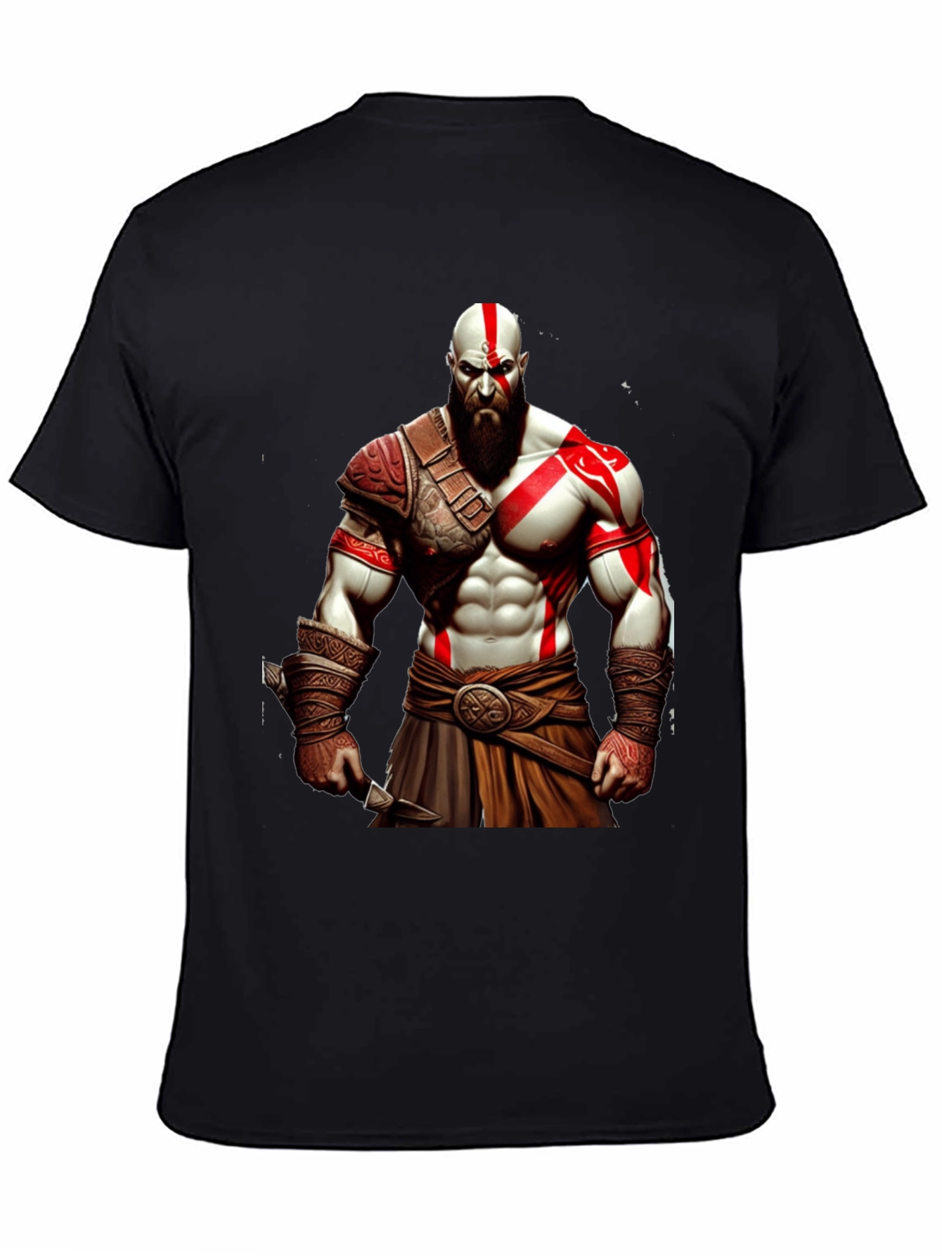 Kratos God of War Graphic T-Shirt - Black