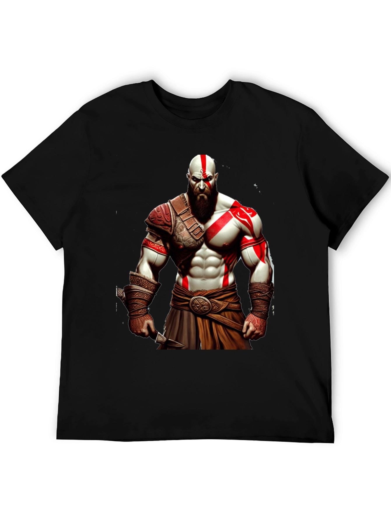 Kratos God of War Graphic T-Shirt - Black