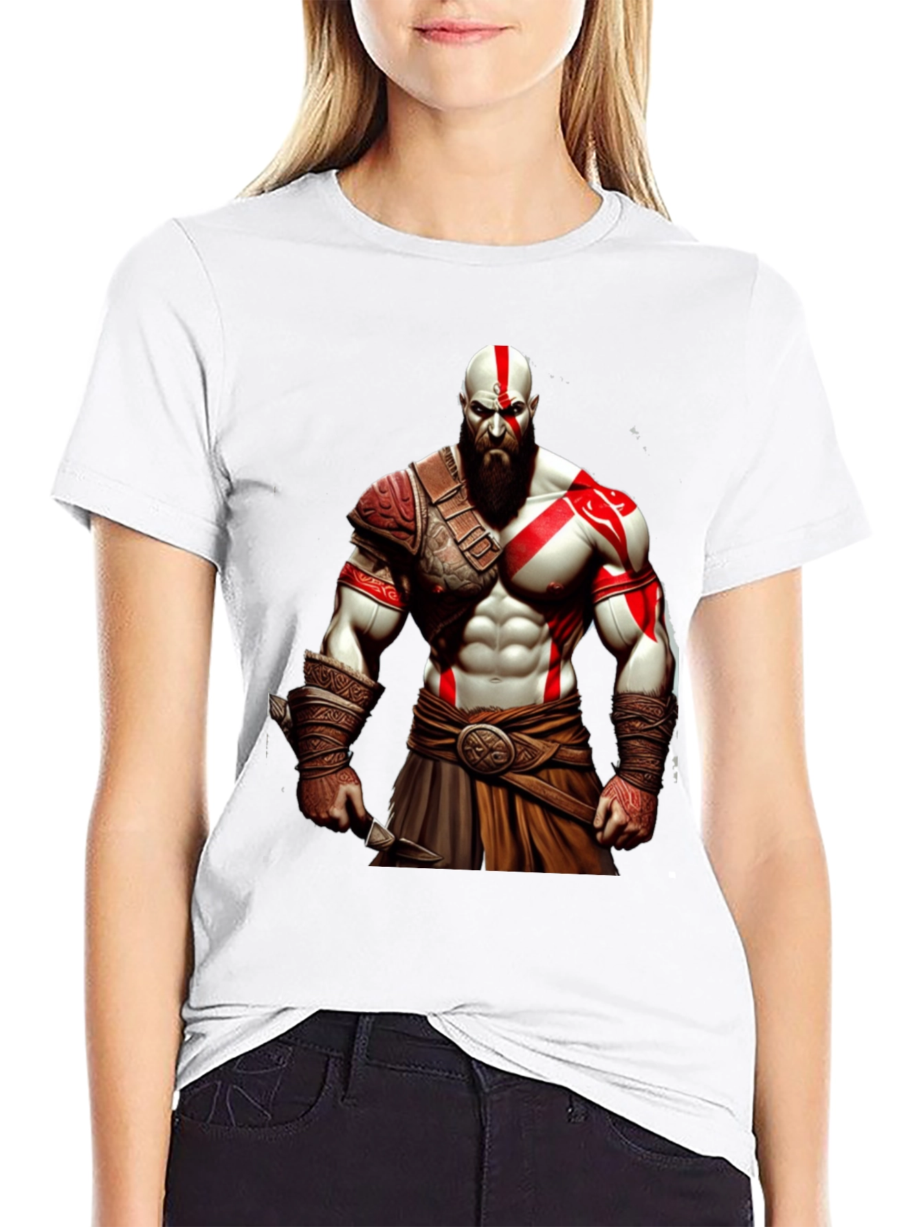 Kratos God of War Graphic T-Shirt - Black