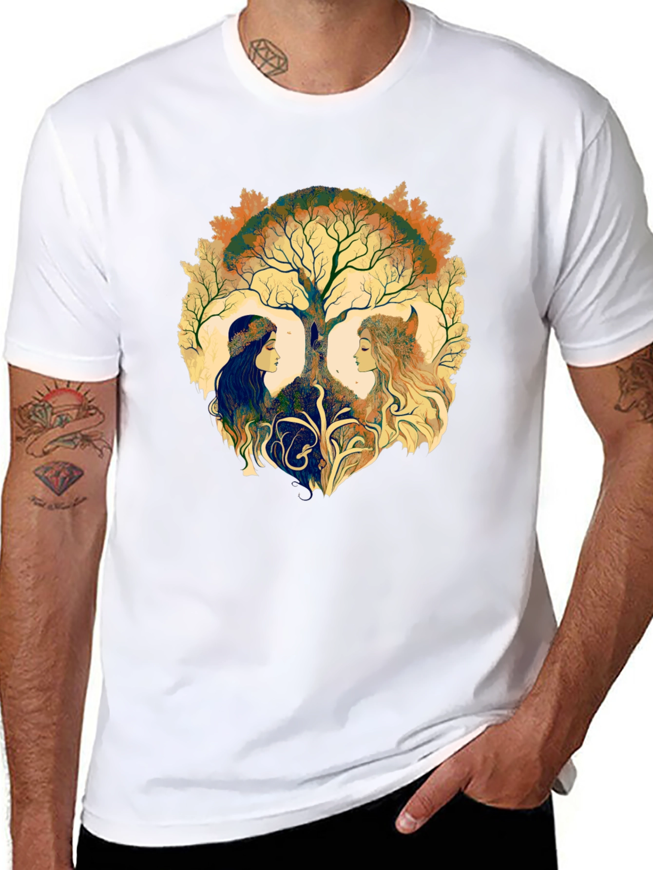 Yggdrasil Womens T-Shirt - Tree of Life