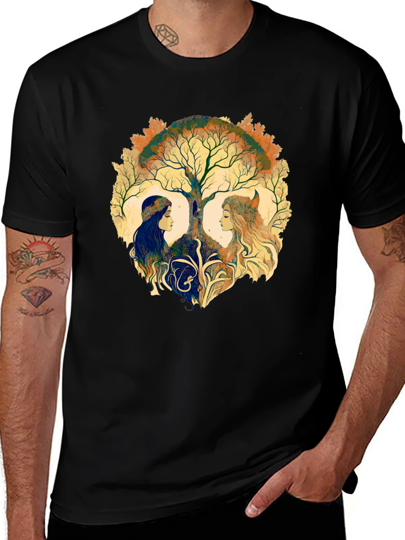 Yggdrasil Womens T-Shirt - Tree of Life