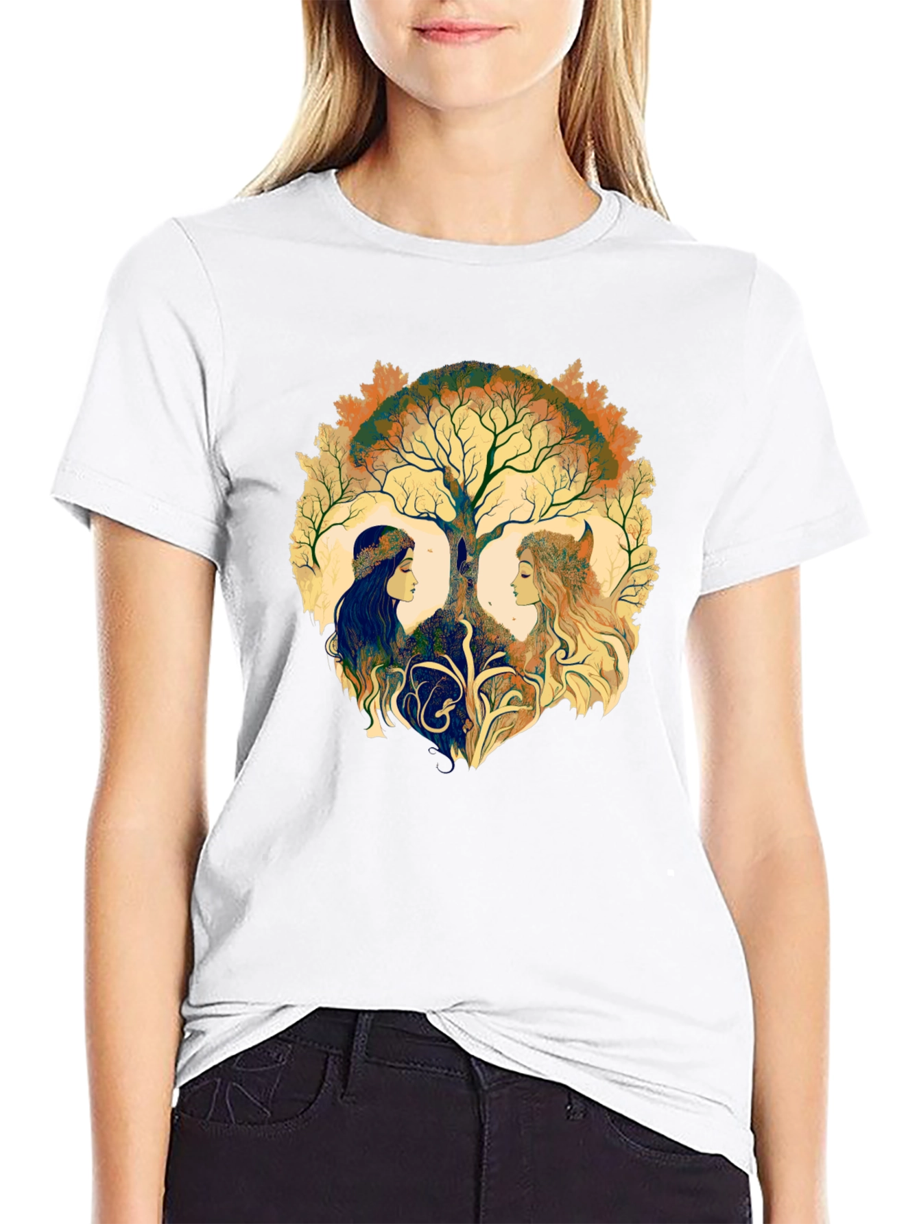 Yggdrasil Womens T-Shirt - Tree of Life