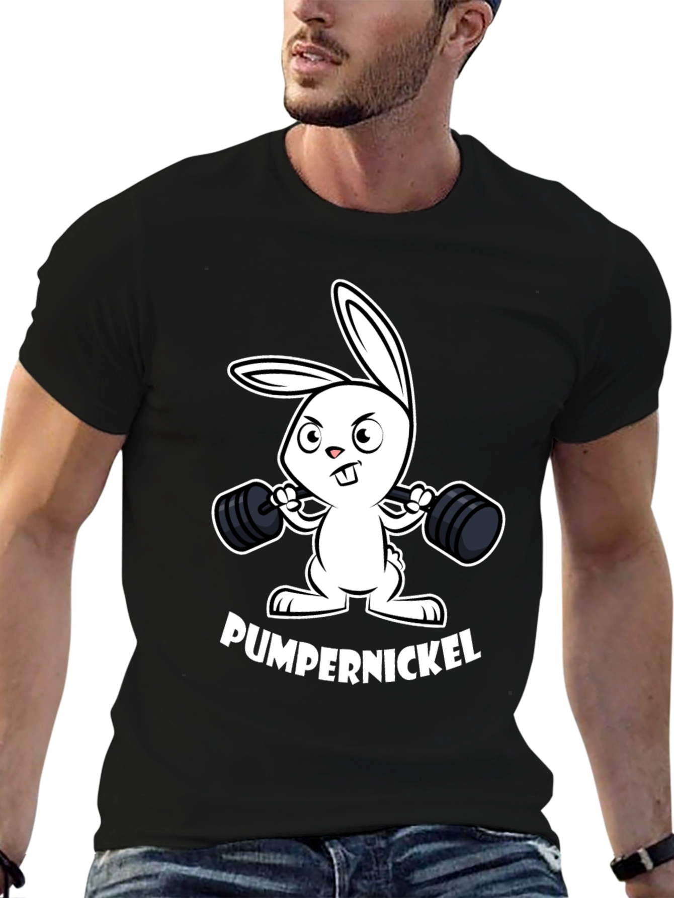 Pumpernickel Bunny Workout T-Shirt