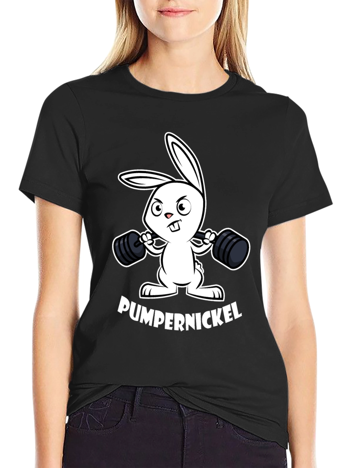Pumpernickel Bunny Workout T-Shirt