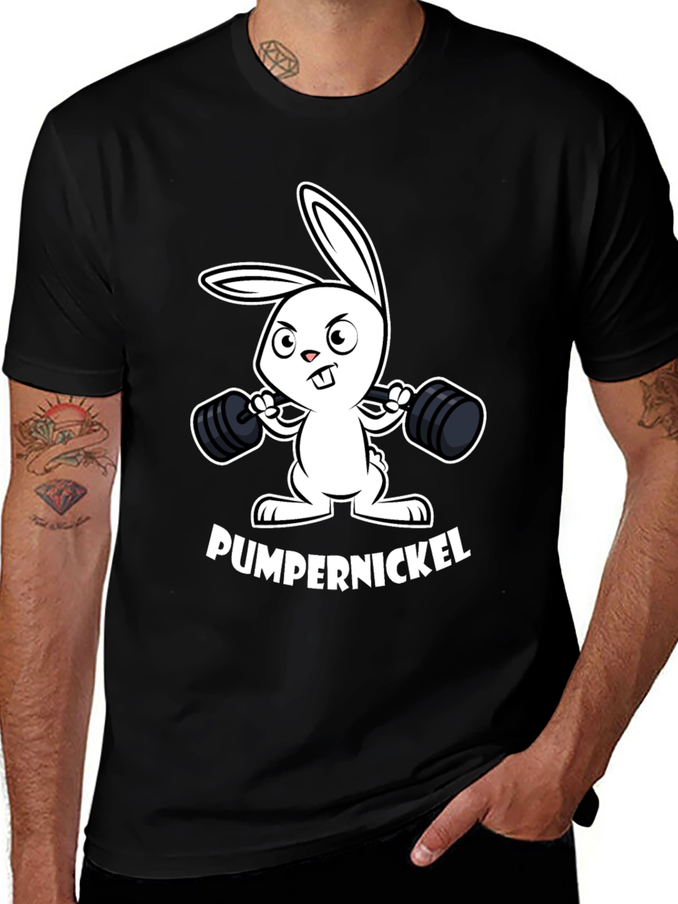 Pumpernickel Bunny Workout T-Shirt