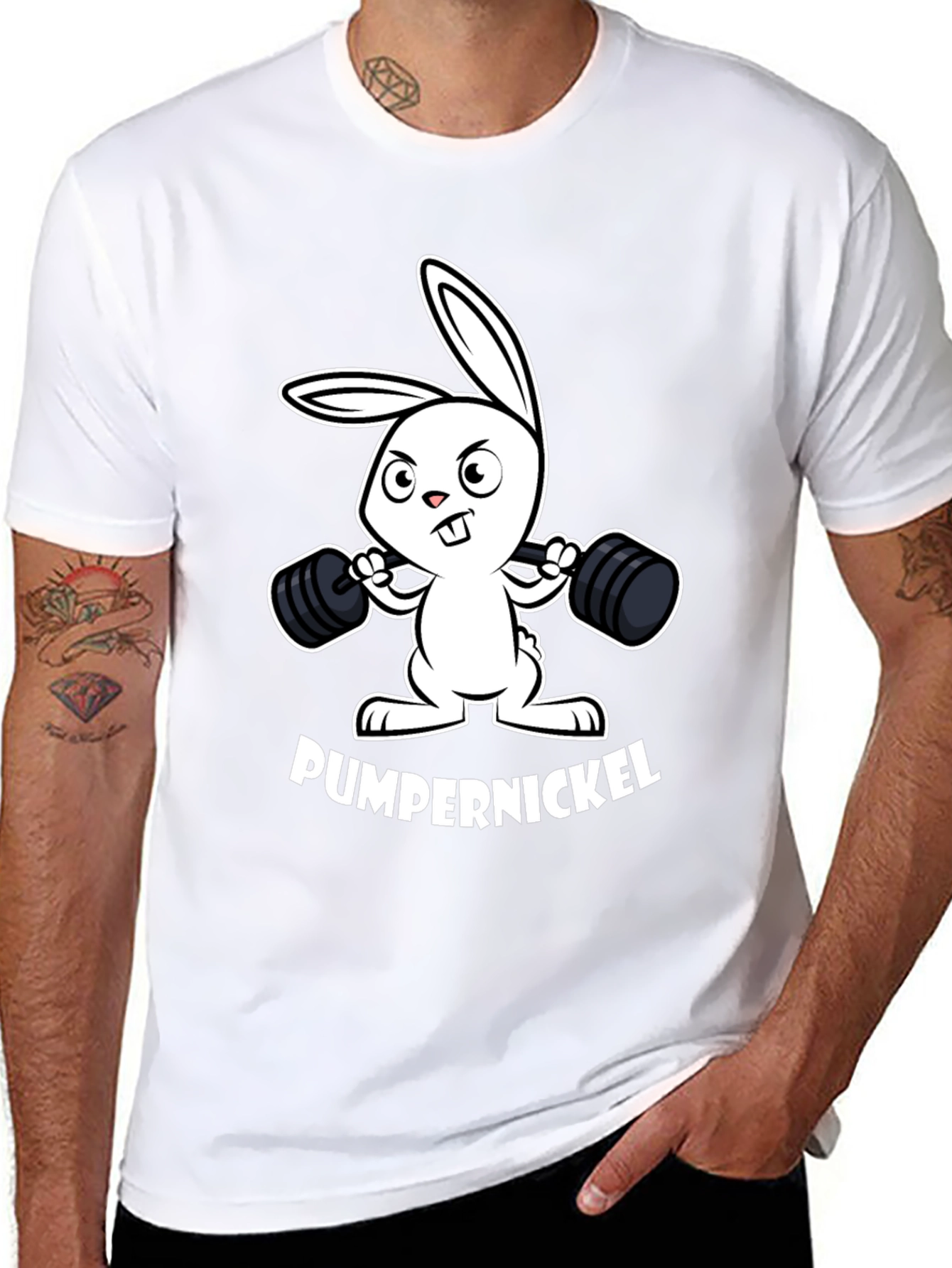 Pumpernickel Bunny Workout T-Shirt