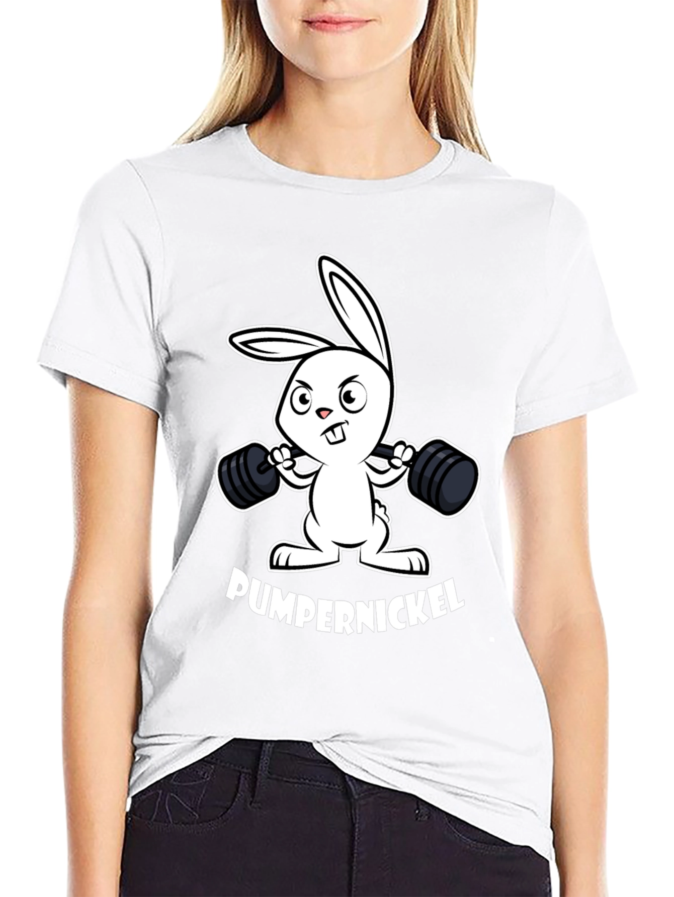 Pumpernickel Bunny Workout T-Shirt