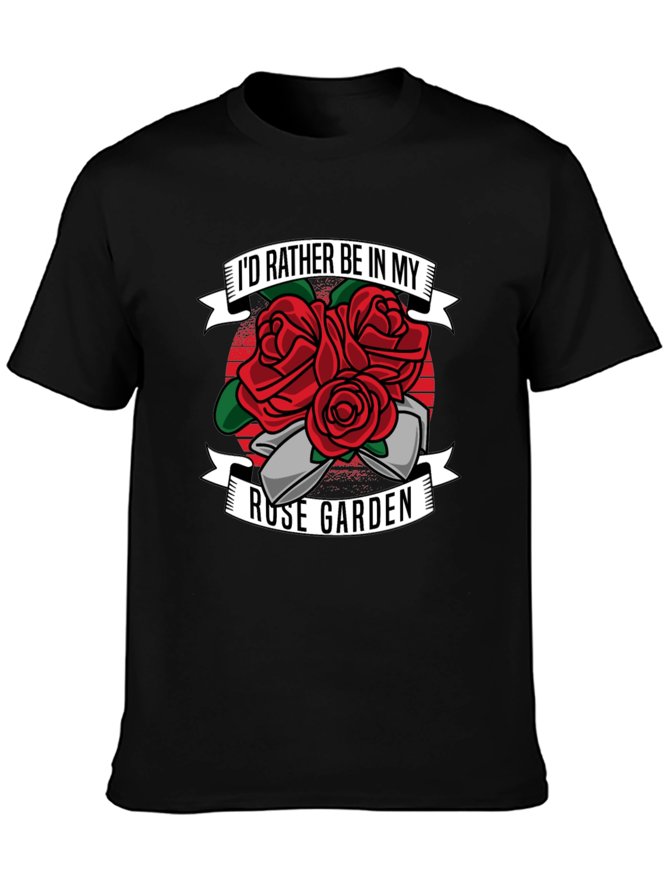 Rose Garden Graphic T-Shirt - Gardening Lover Tee