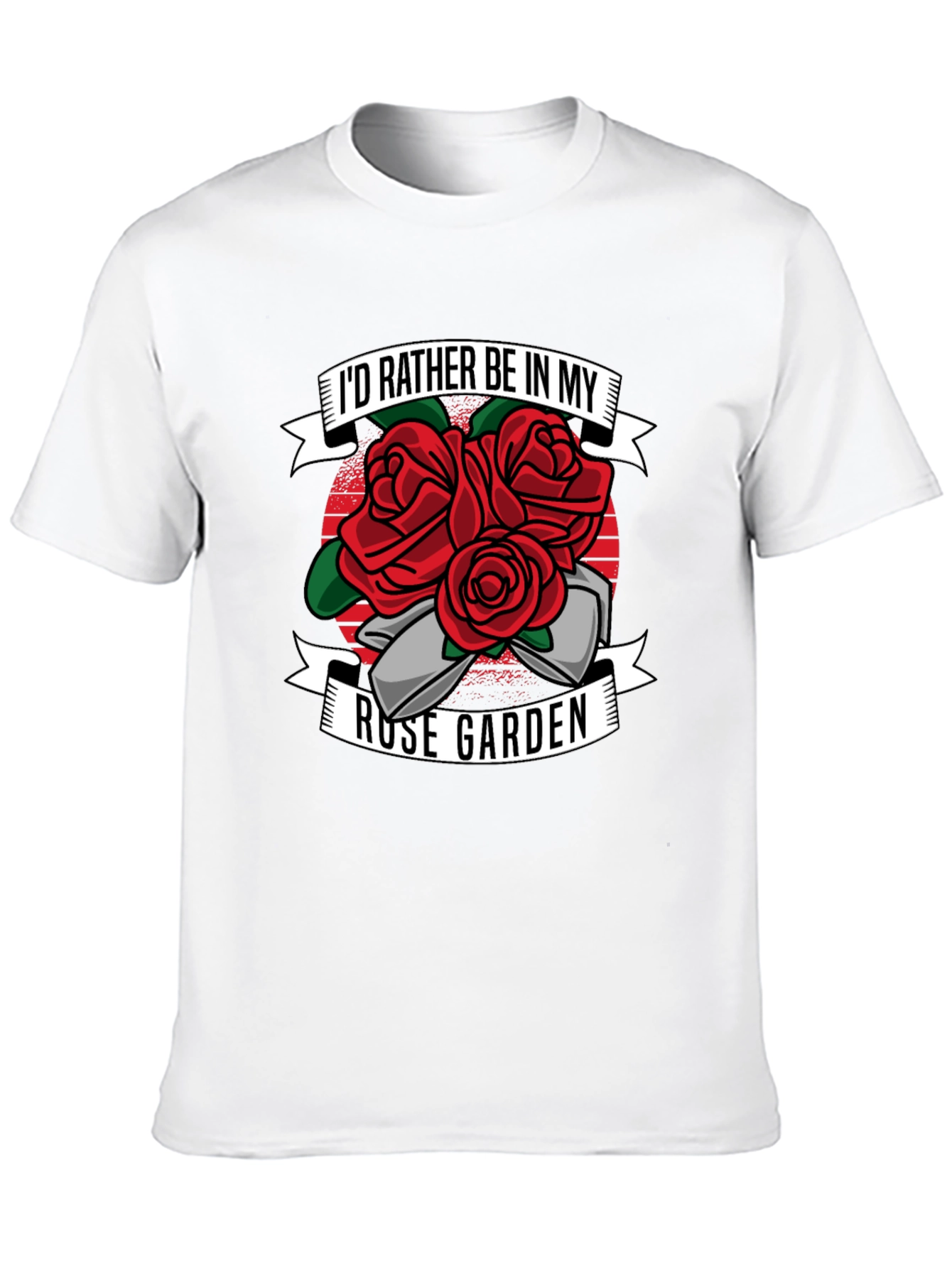 Rose Garden Graphic T-Shirt - Gardening Lover Tee