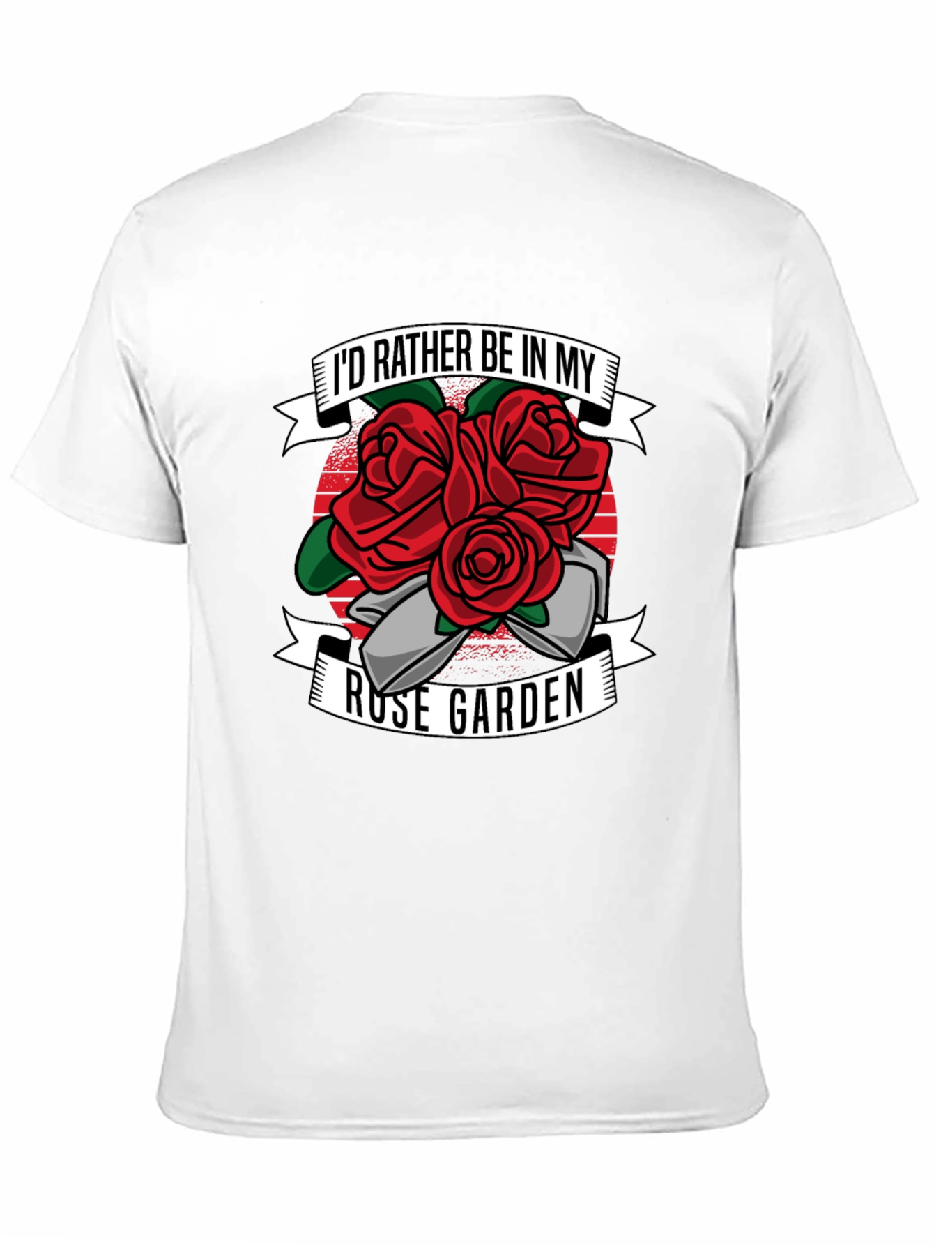 Rose Garden Graphic T-Shirt - Gardening Lover Tee