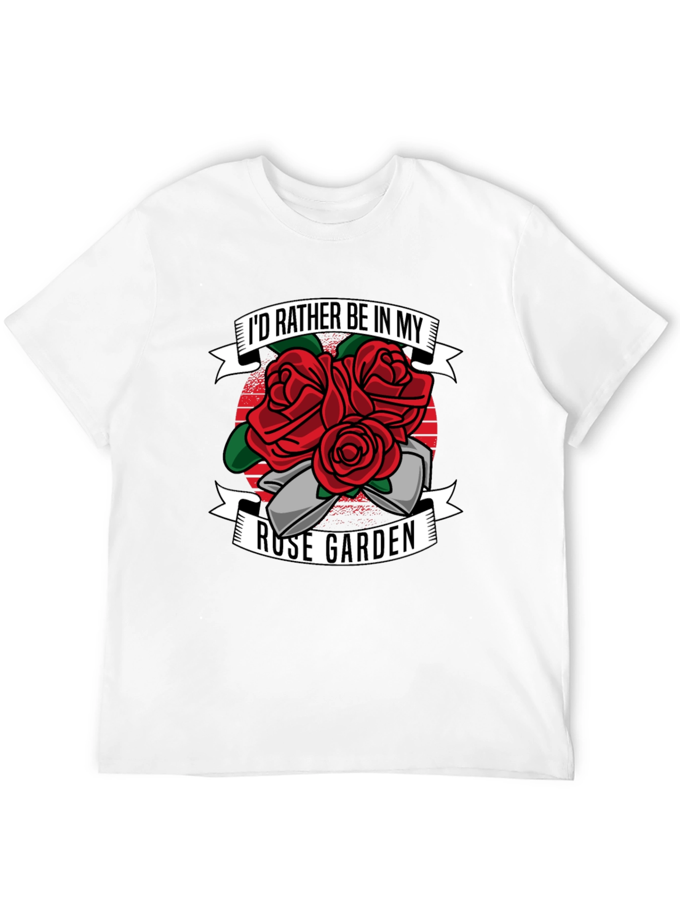 Rose Garden Graphic T-Shirt - Gardening Lover Tee
