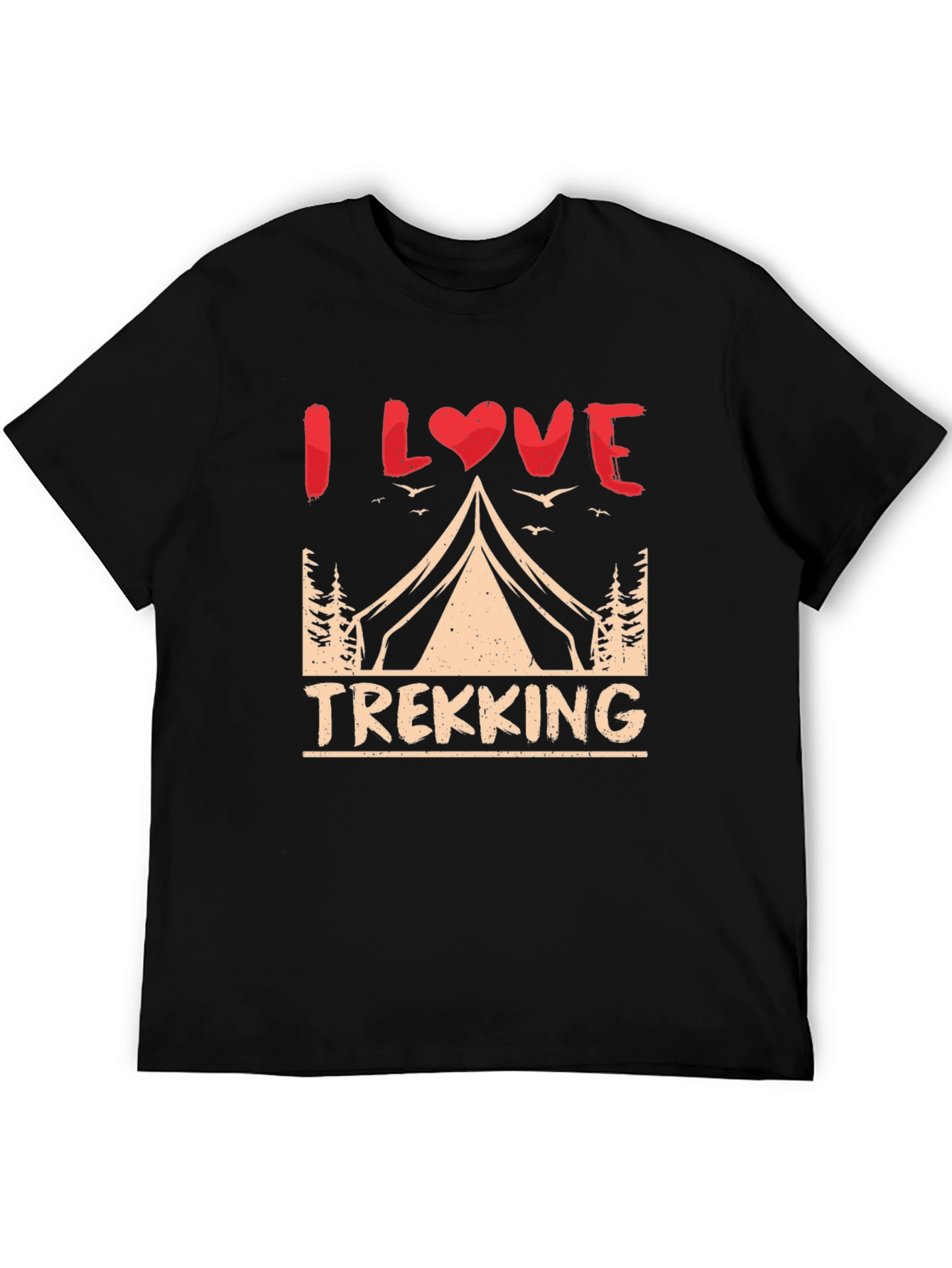 I Love Trekking Graphic T-Shirt