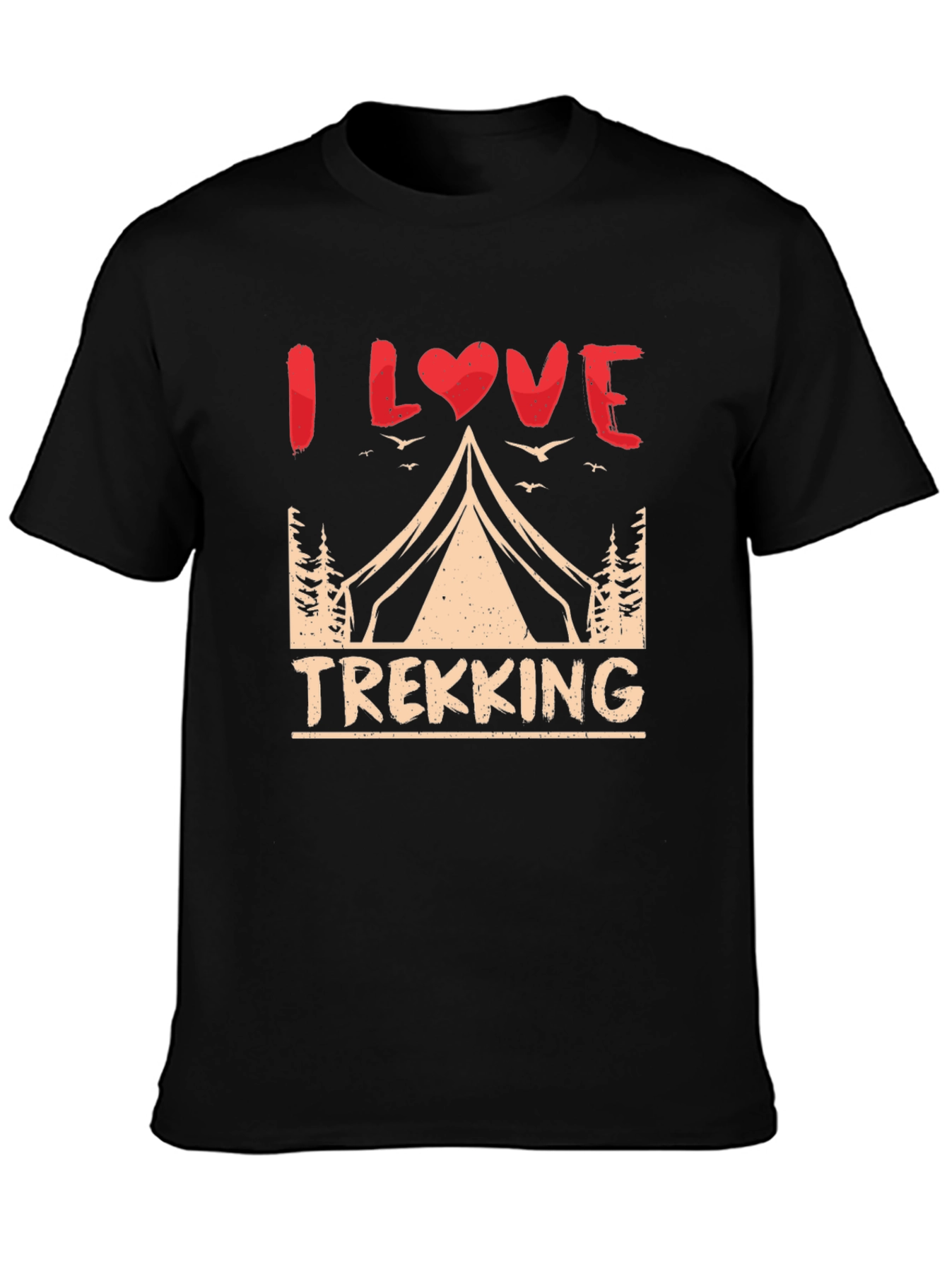I Love Trekking Graphic T-Shirt