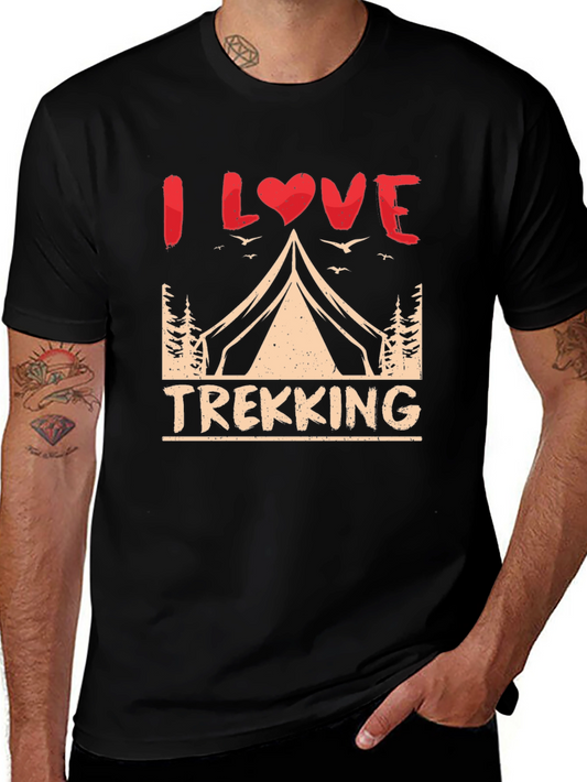 I Love Trekking Graphic T-Shirt