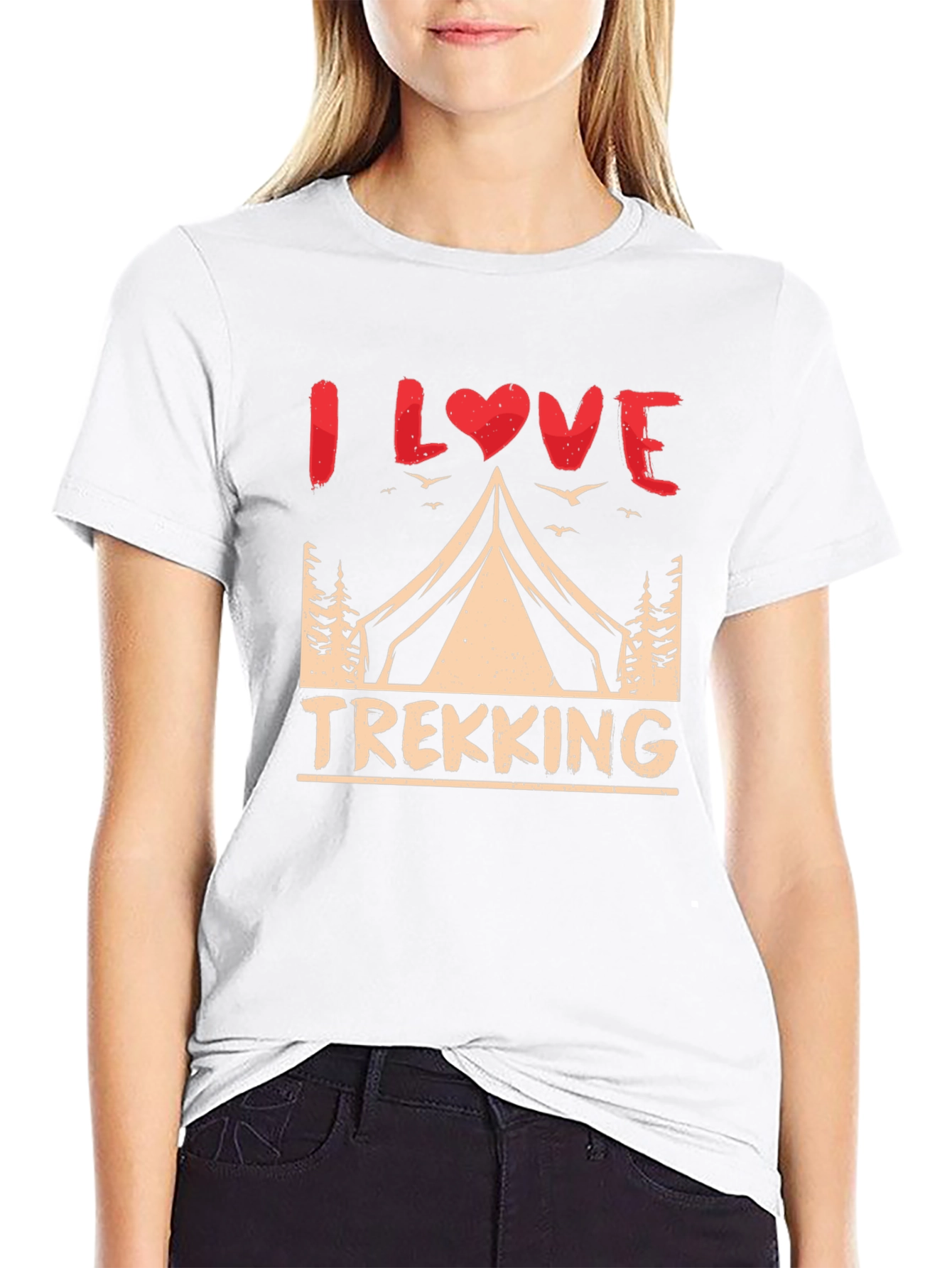 I Love Trekking Graphic T-Shirt