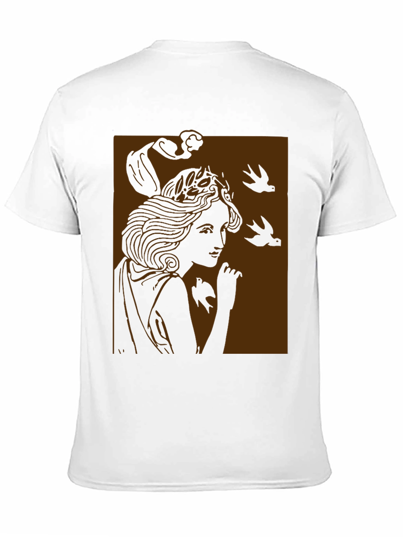 Art Nouveau Graphic Tee - Black Unisex T-Shirt