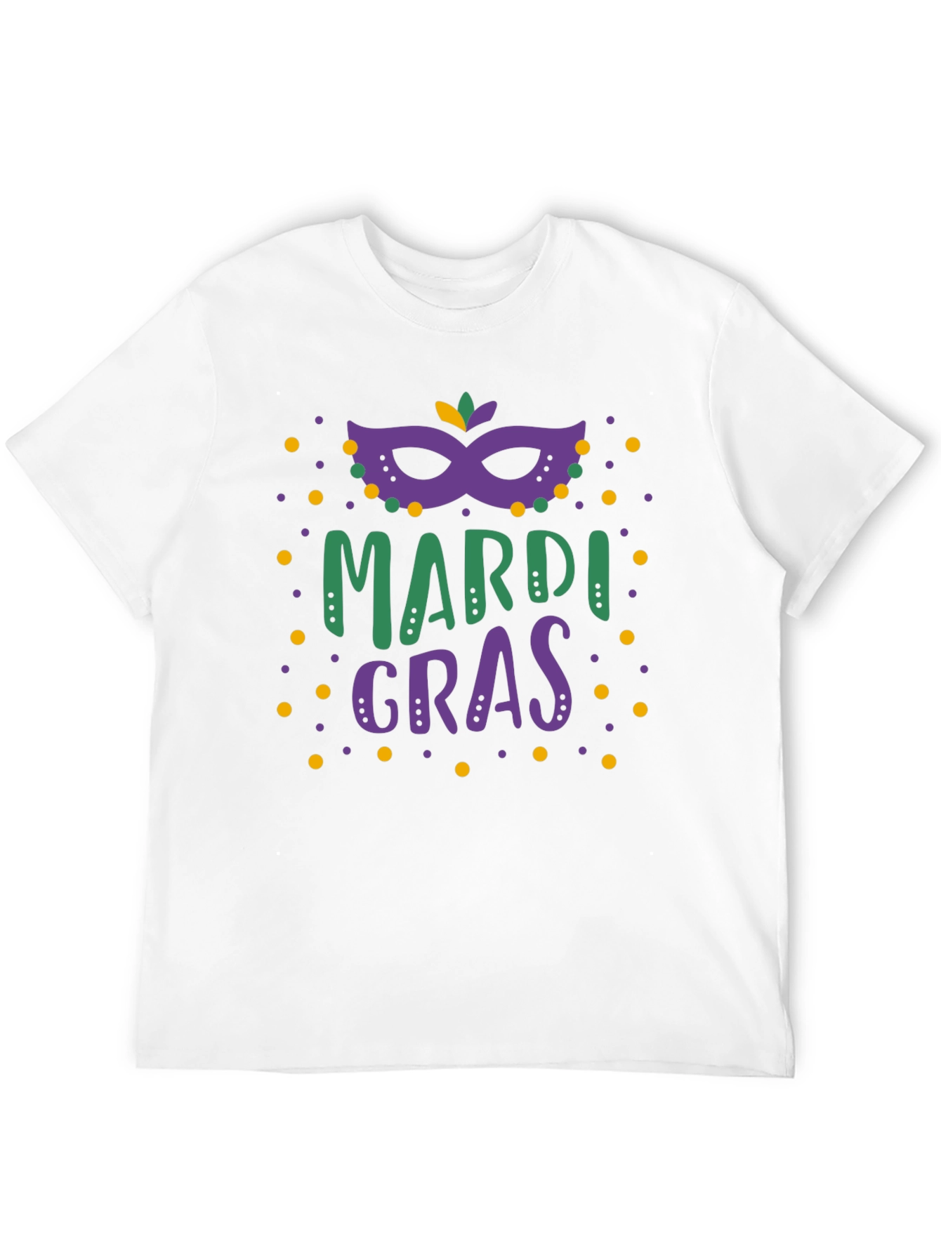 Mardi Gras T-Shirt: Mask Beads Party Ready!