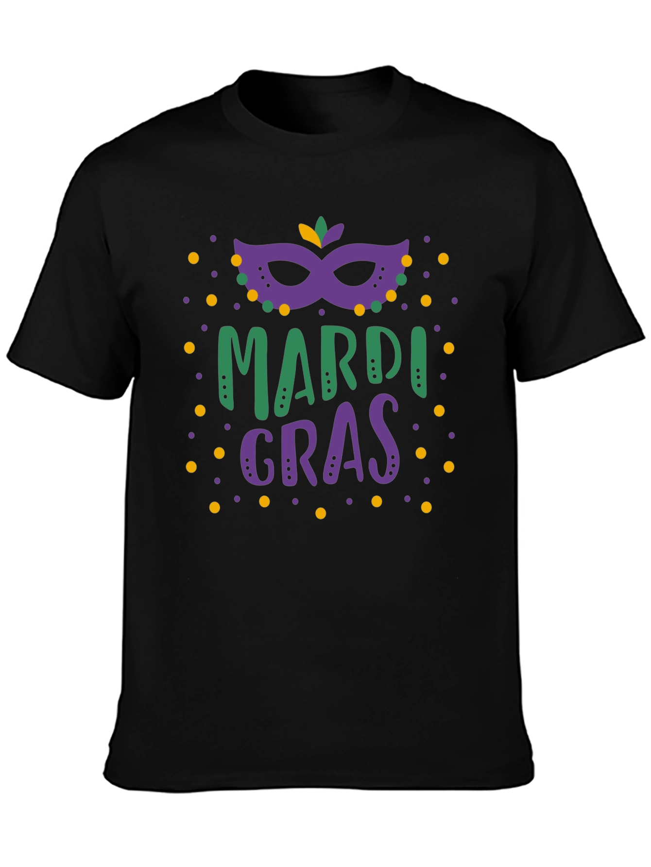 Mardi Gras T-Shirt: Mask Beads Party Ready!