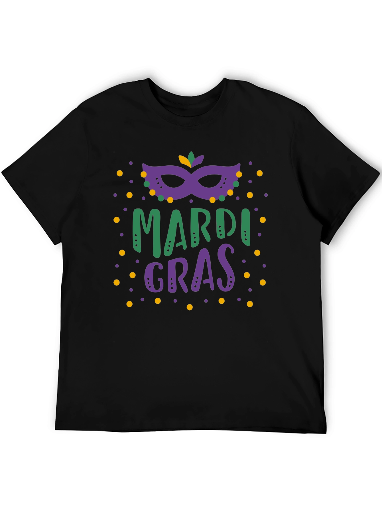 Mardi Gras T-Shirt: Mask Beads Party Ready!