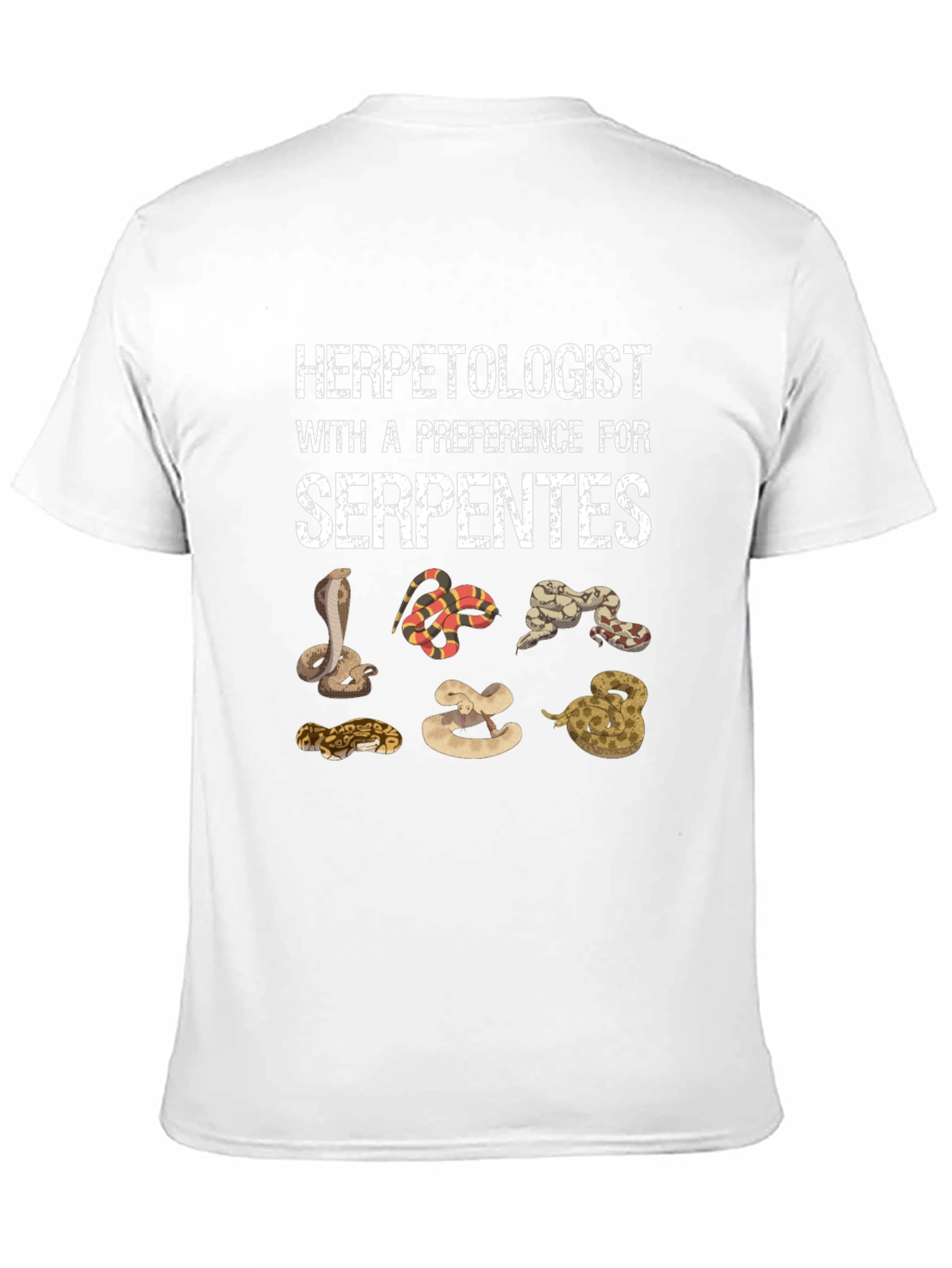 Herpetologist Serpentes Snake T-Shirt